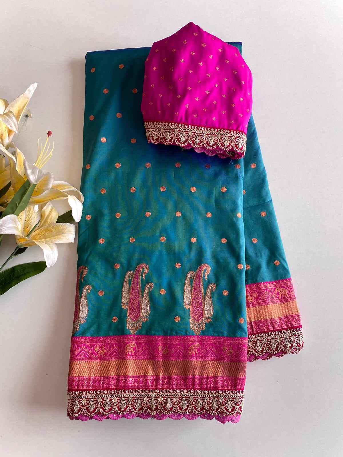 Rajeshwari Pure Paithani Border Silk Saree