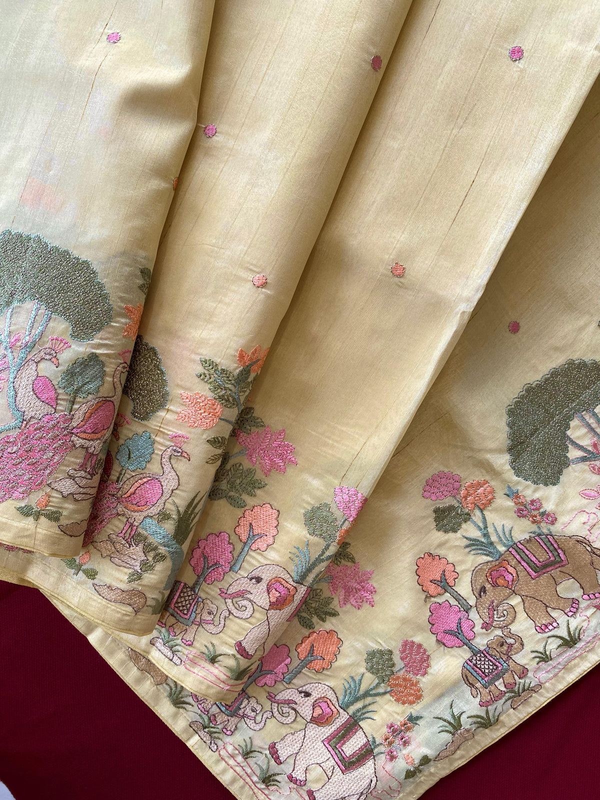 Heritage Pure Loom Tussar Saree