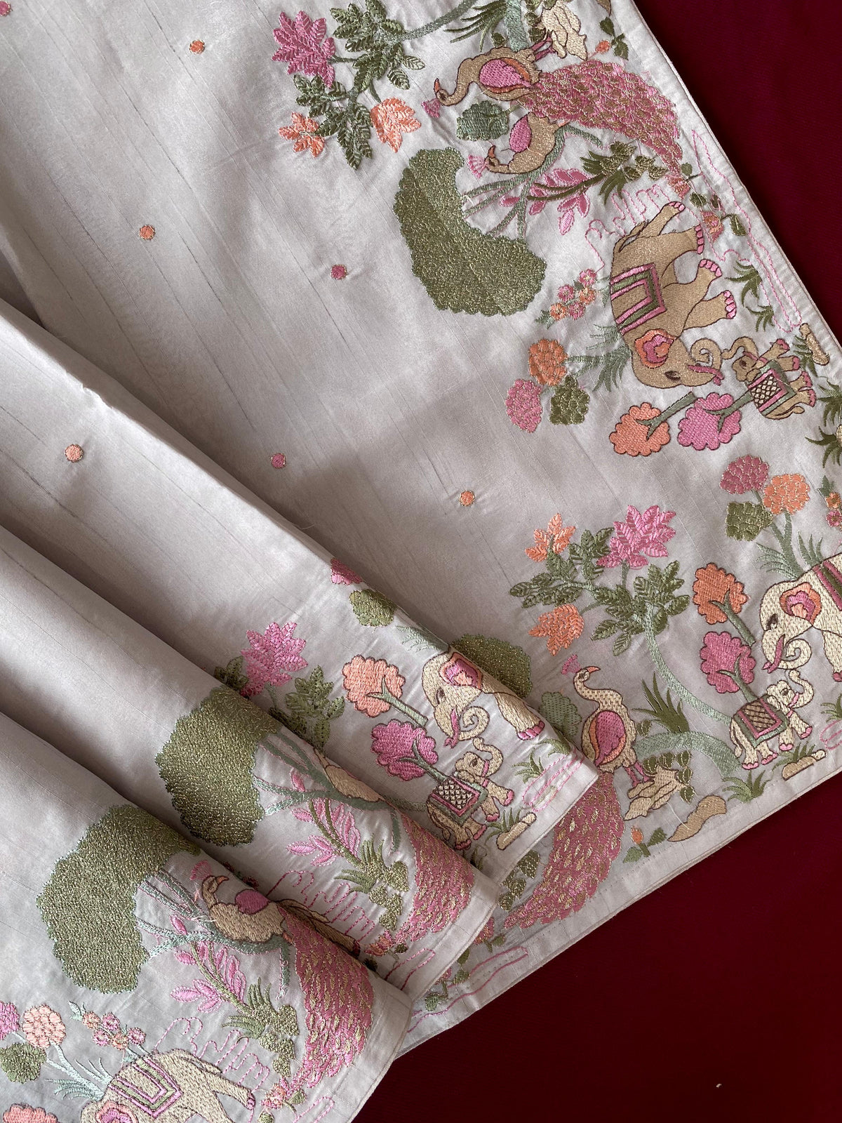 Heritage Pure Loom Tussar Saree