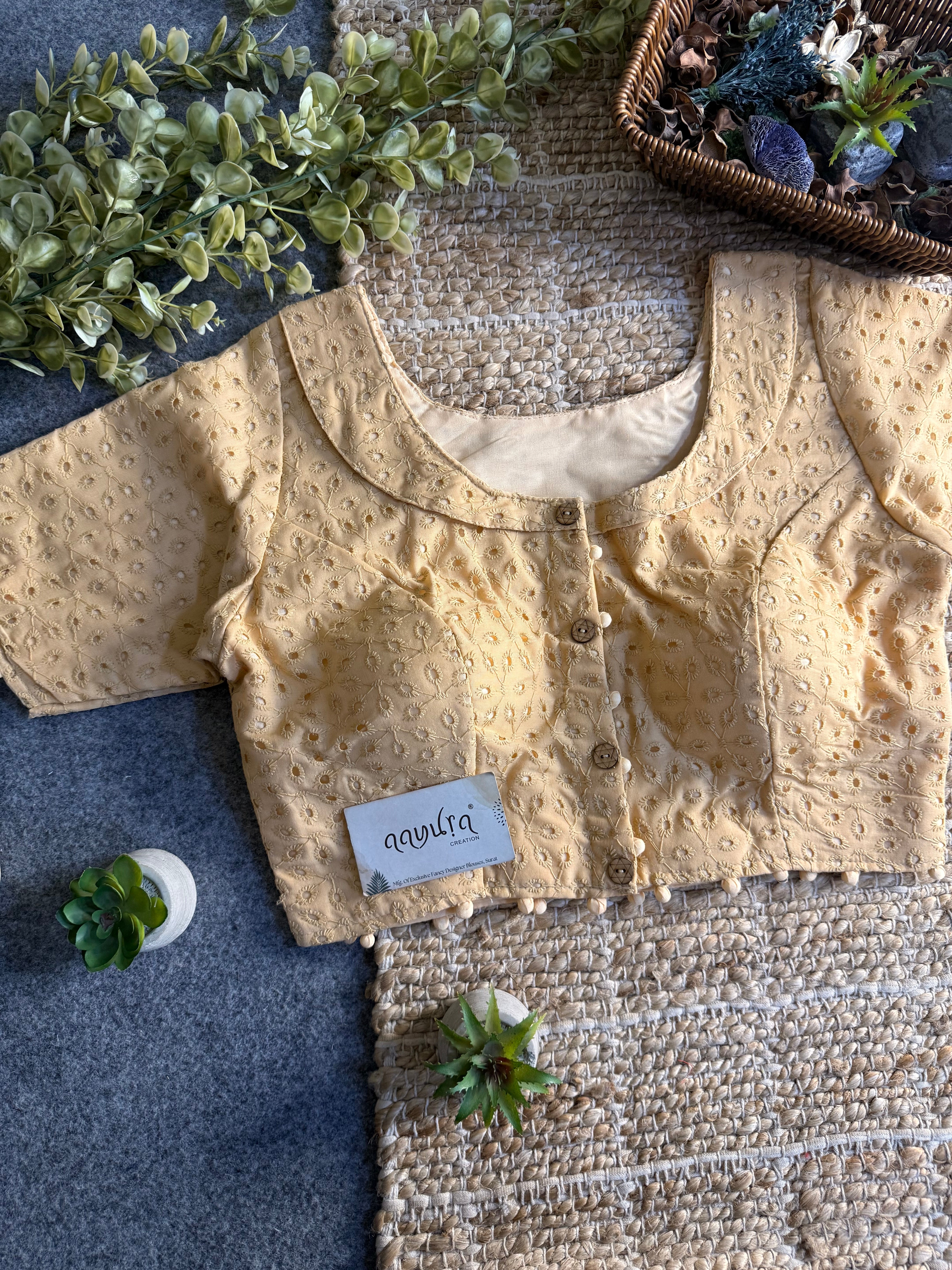 Hakoba Coller Blouse