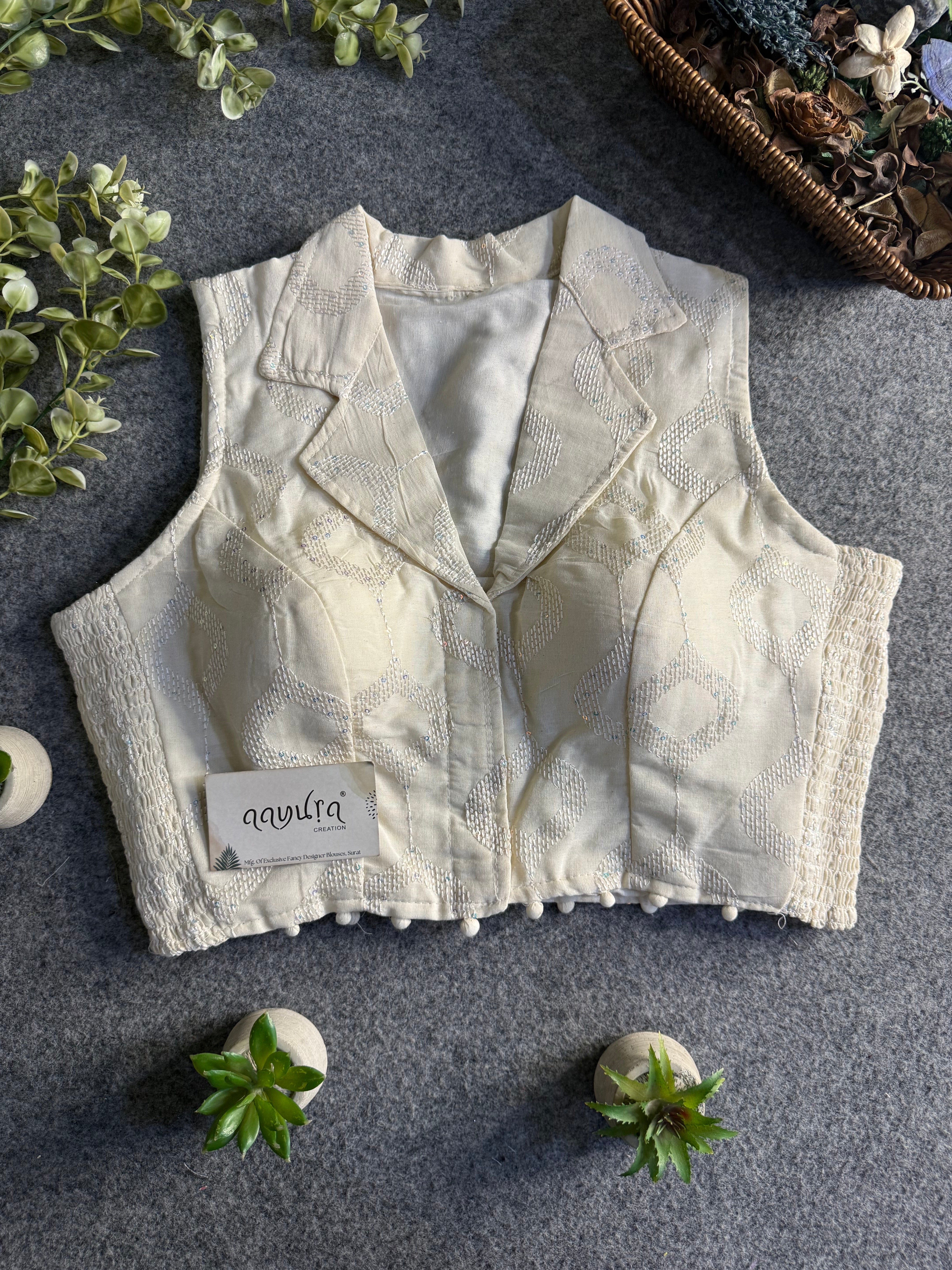 FlexiFit Cotton Designer Blouse