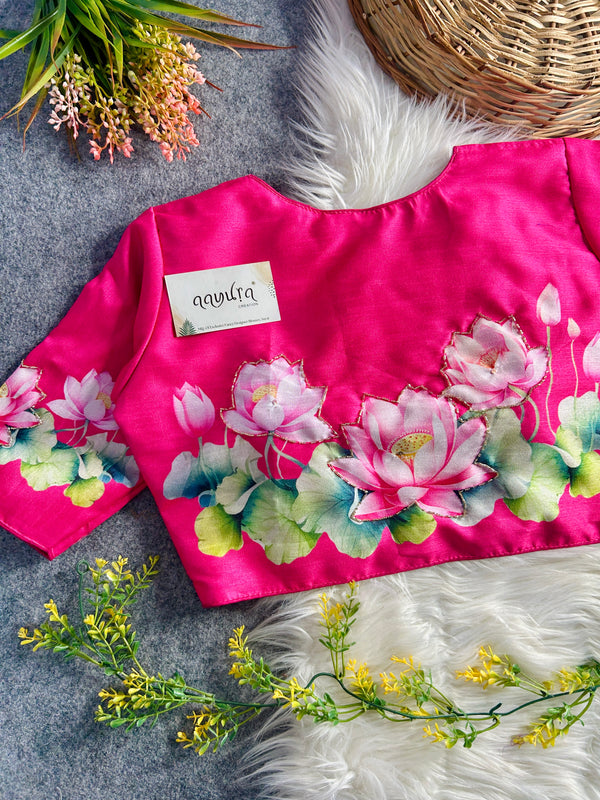 LOTUS PRINT BLOUSE - 2