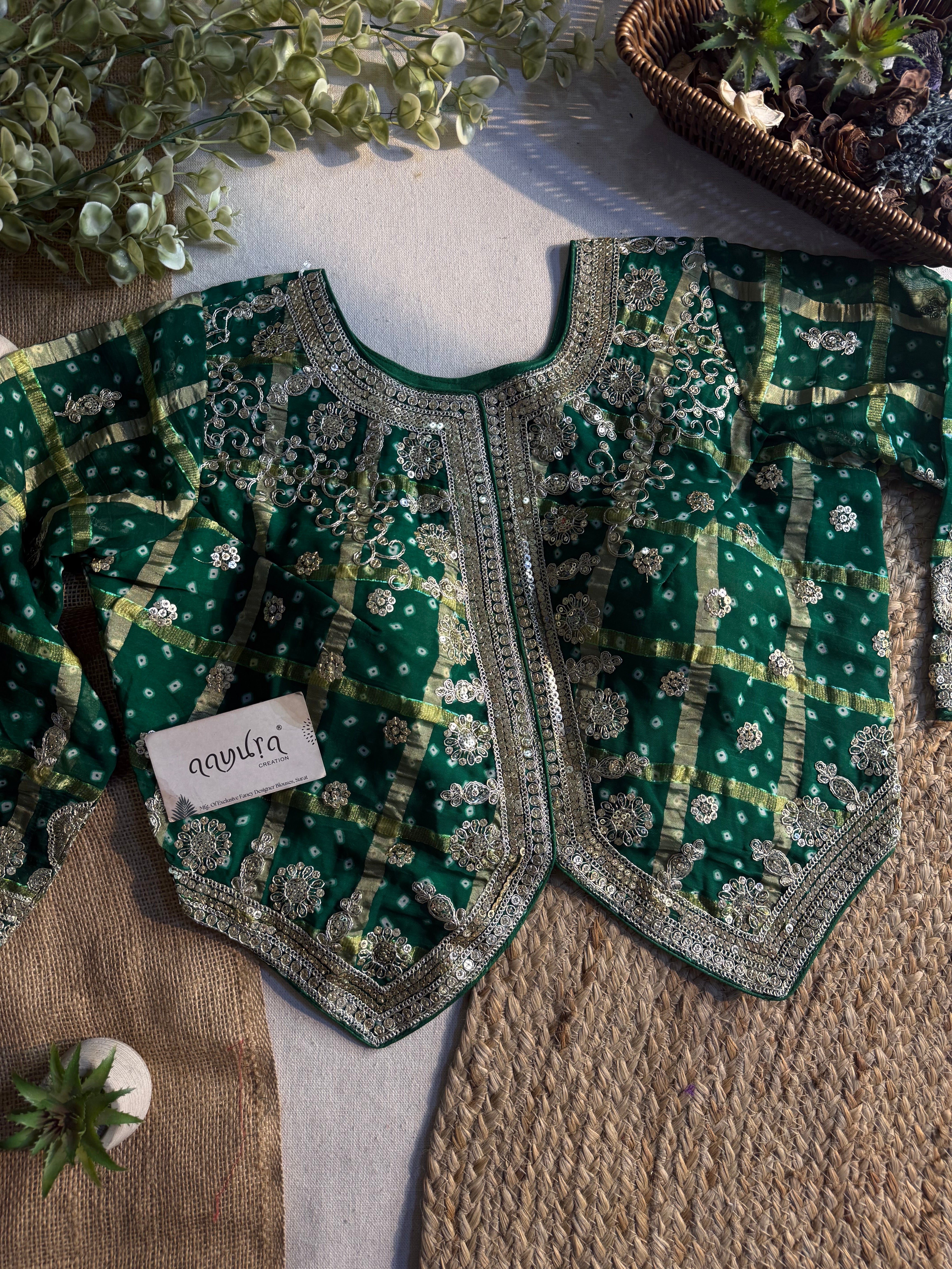 Bandhni Mehfil Blouse