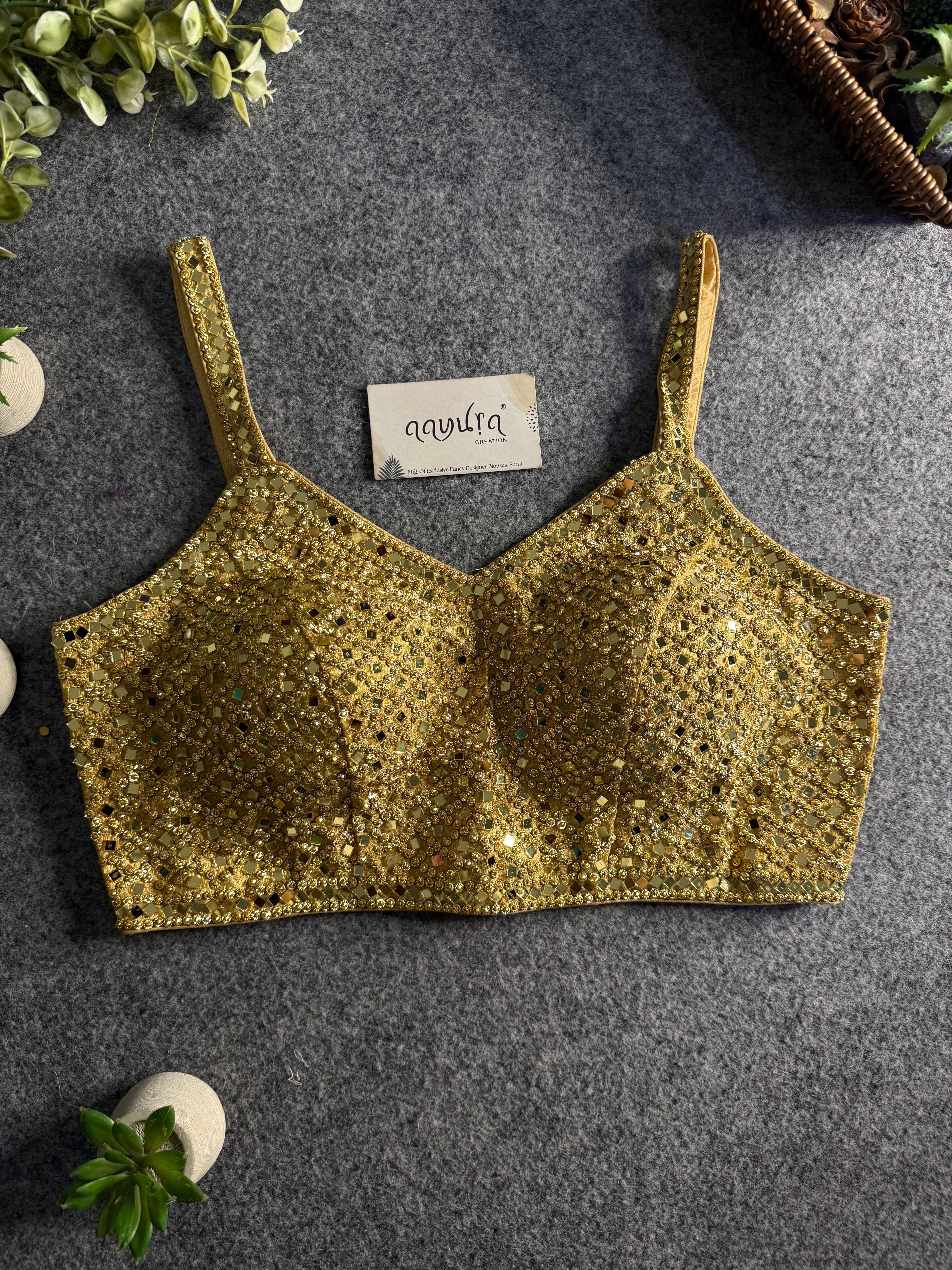 Lunara Festive Glow Strap Blouse