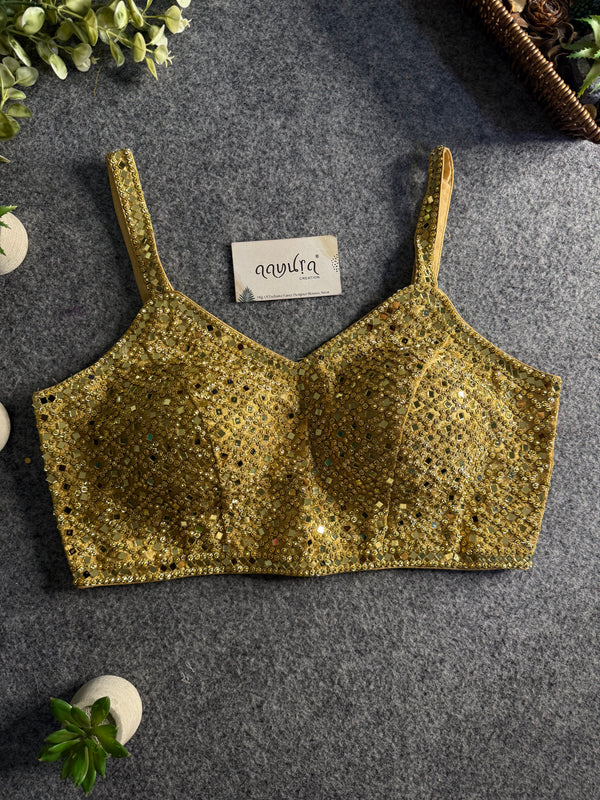 Lunara Festive Glow Strap Blouse