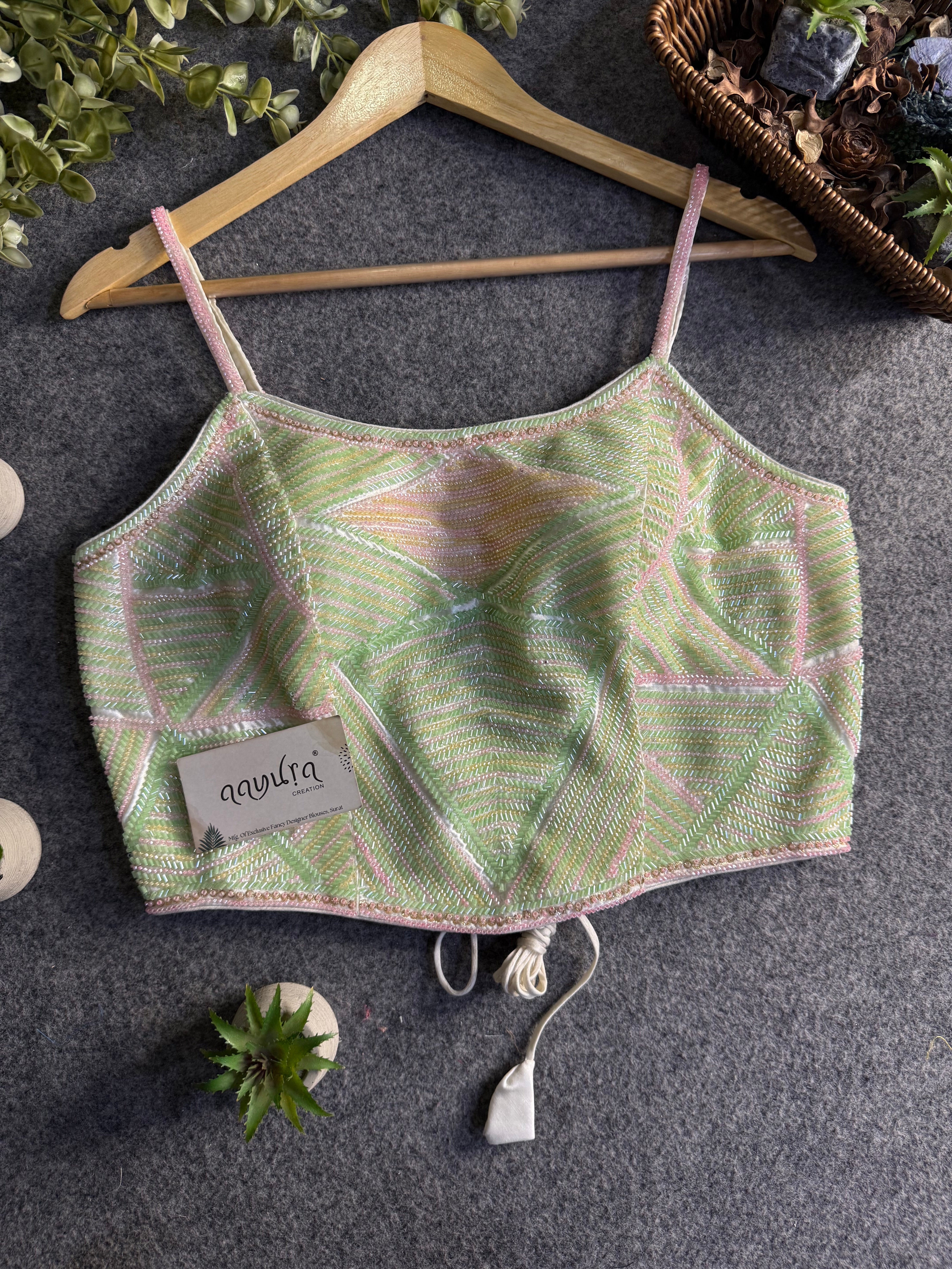 Meherika Handcrafted Silk Blouse