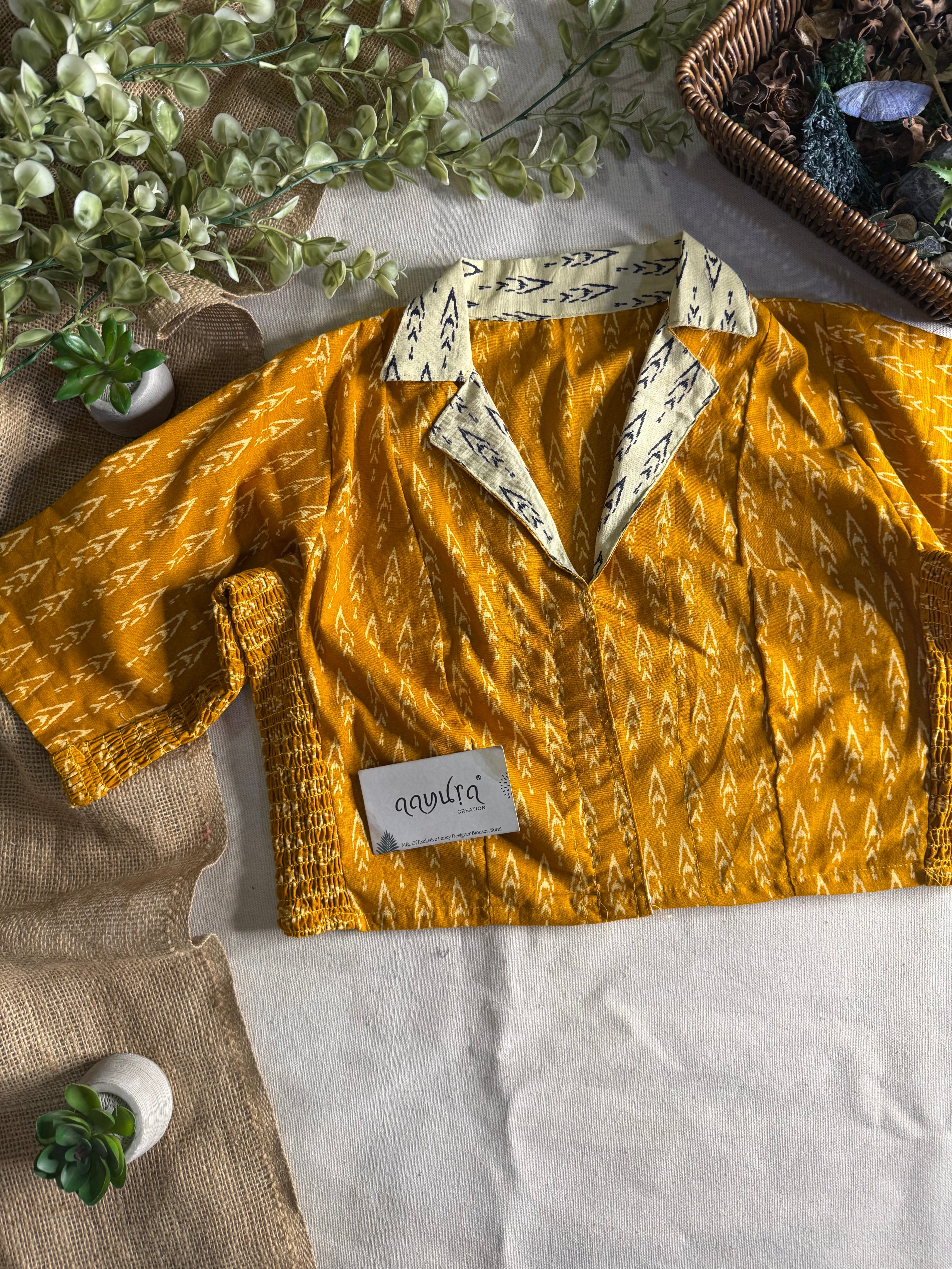 Ajrakh Stretchable Blouse