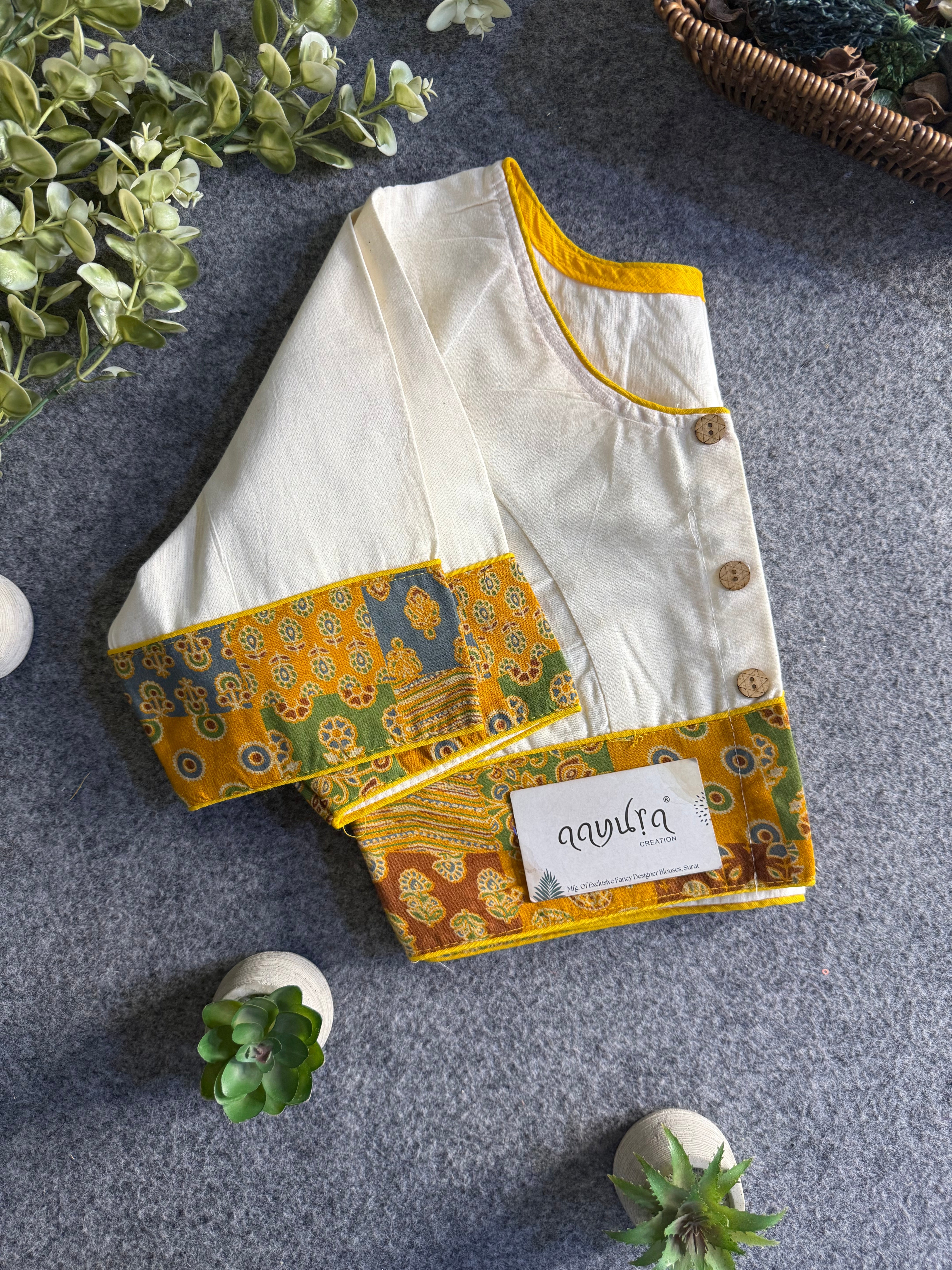 Everyday Ajrakh Elegance Blouse