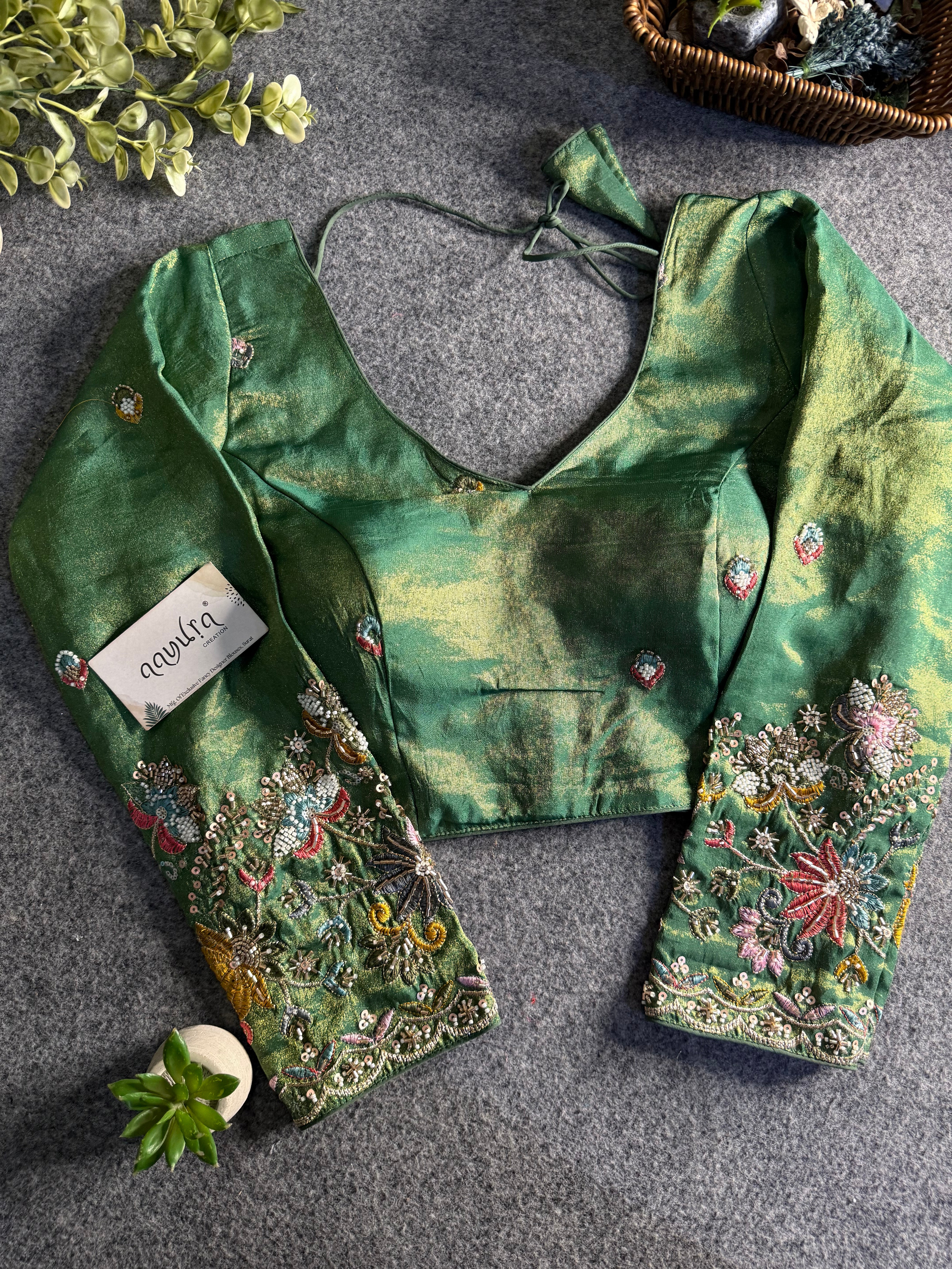 Regal Beads Work Designer Blouse