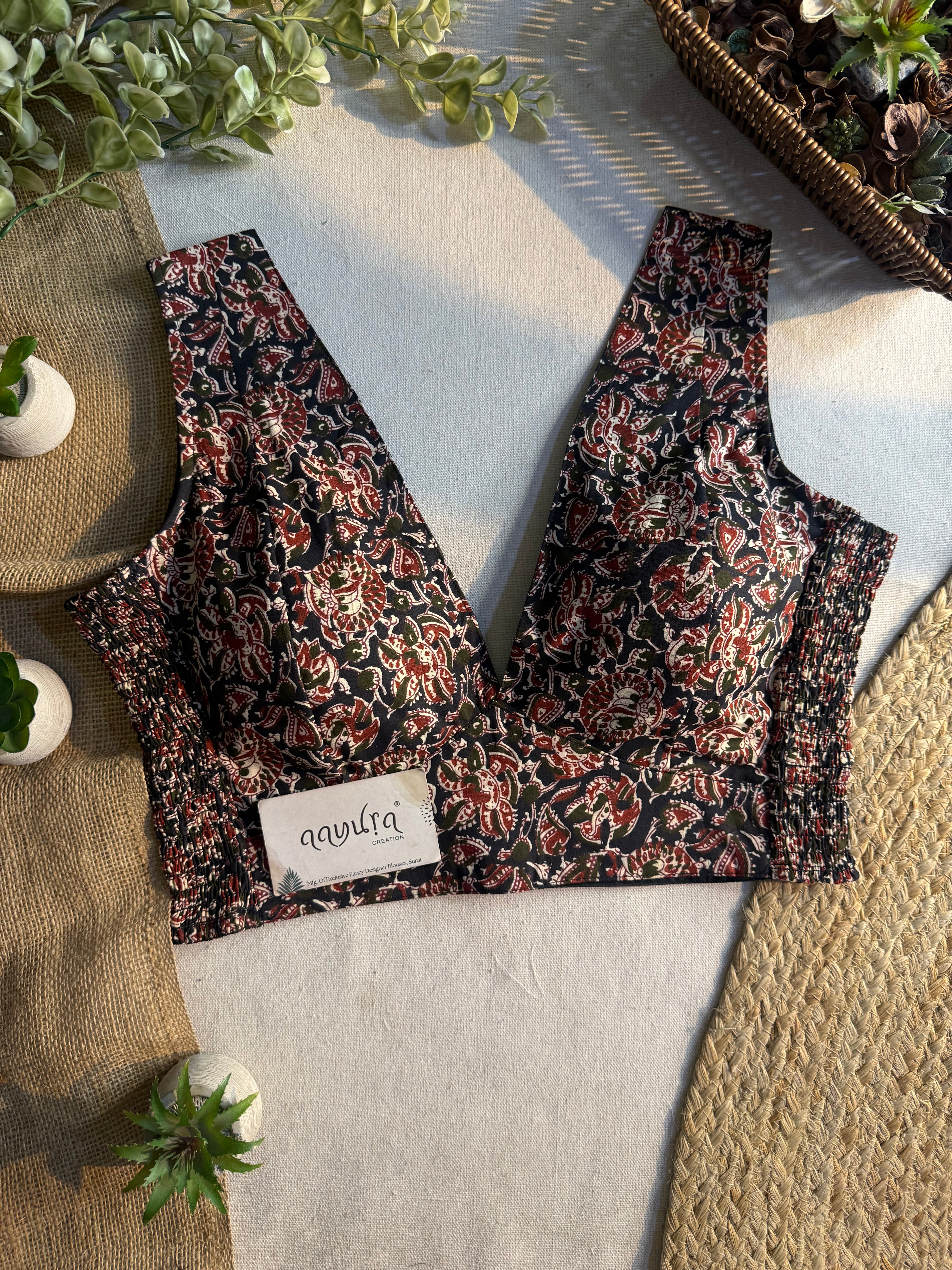 Comfort Fit V Neck Blouse