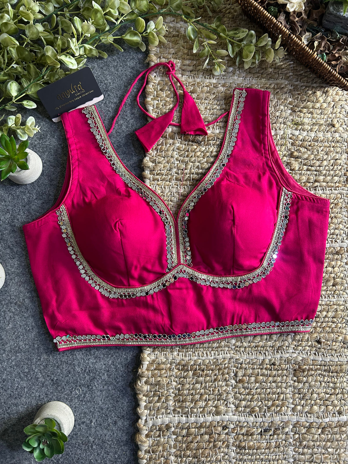 Aaradhya Mirror Border Blouse