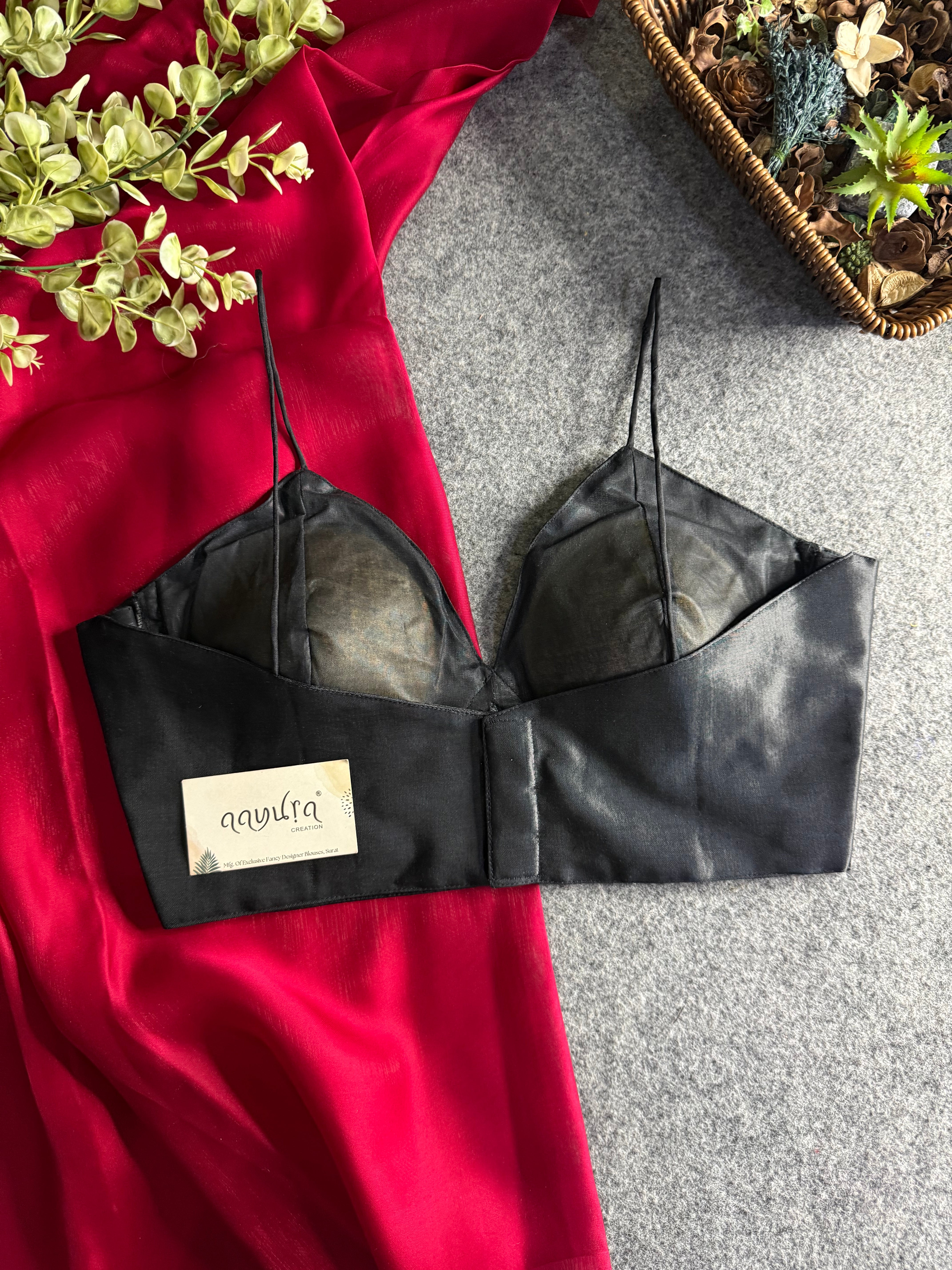 Midnight Bloom Satin