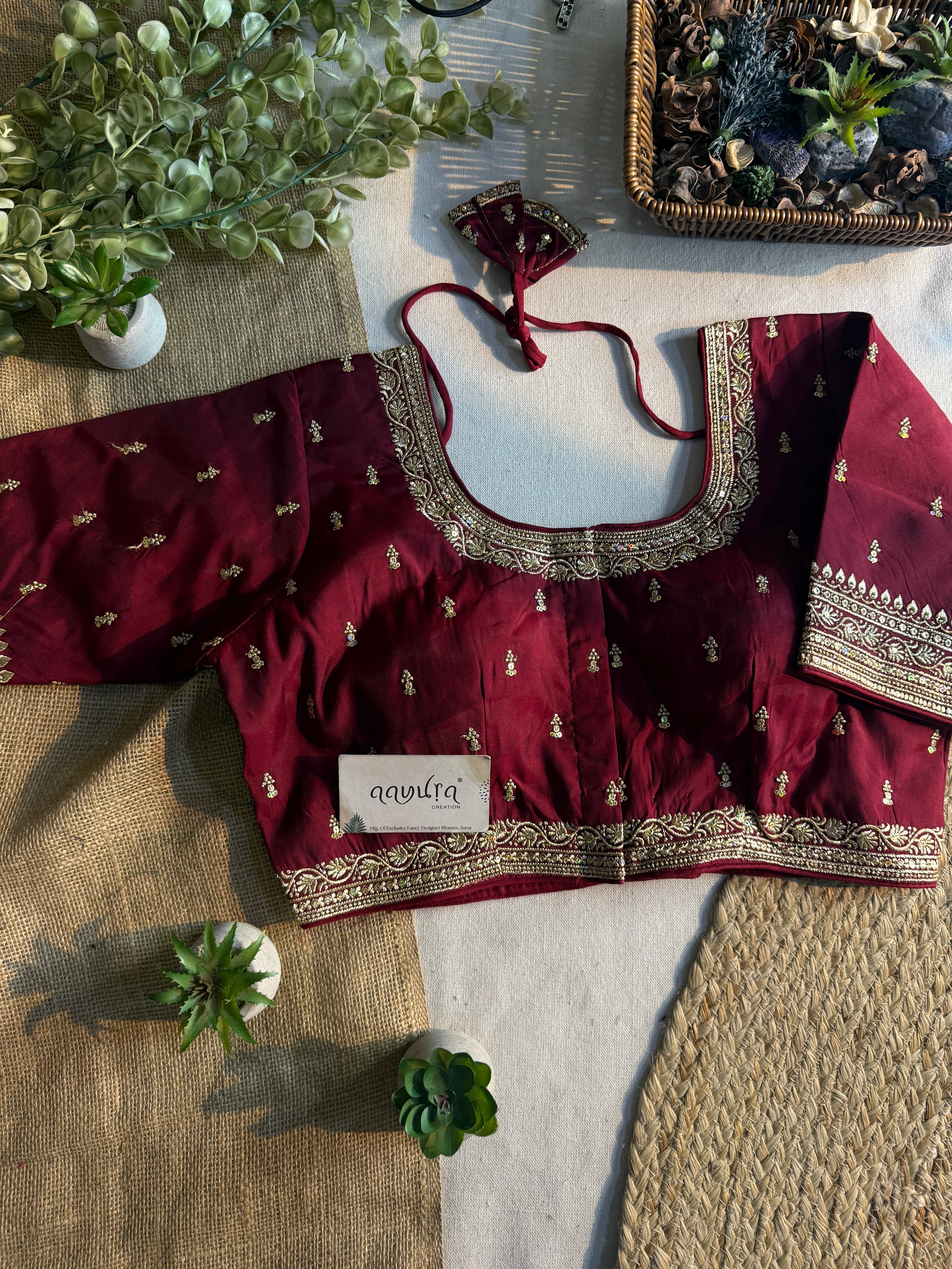 Mystique Embroidery Work Blouse