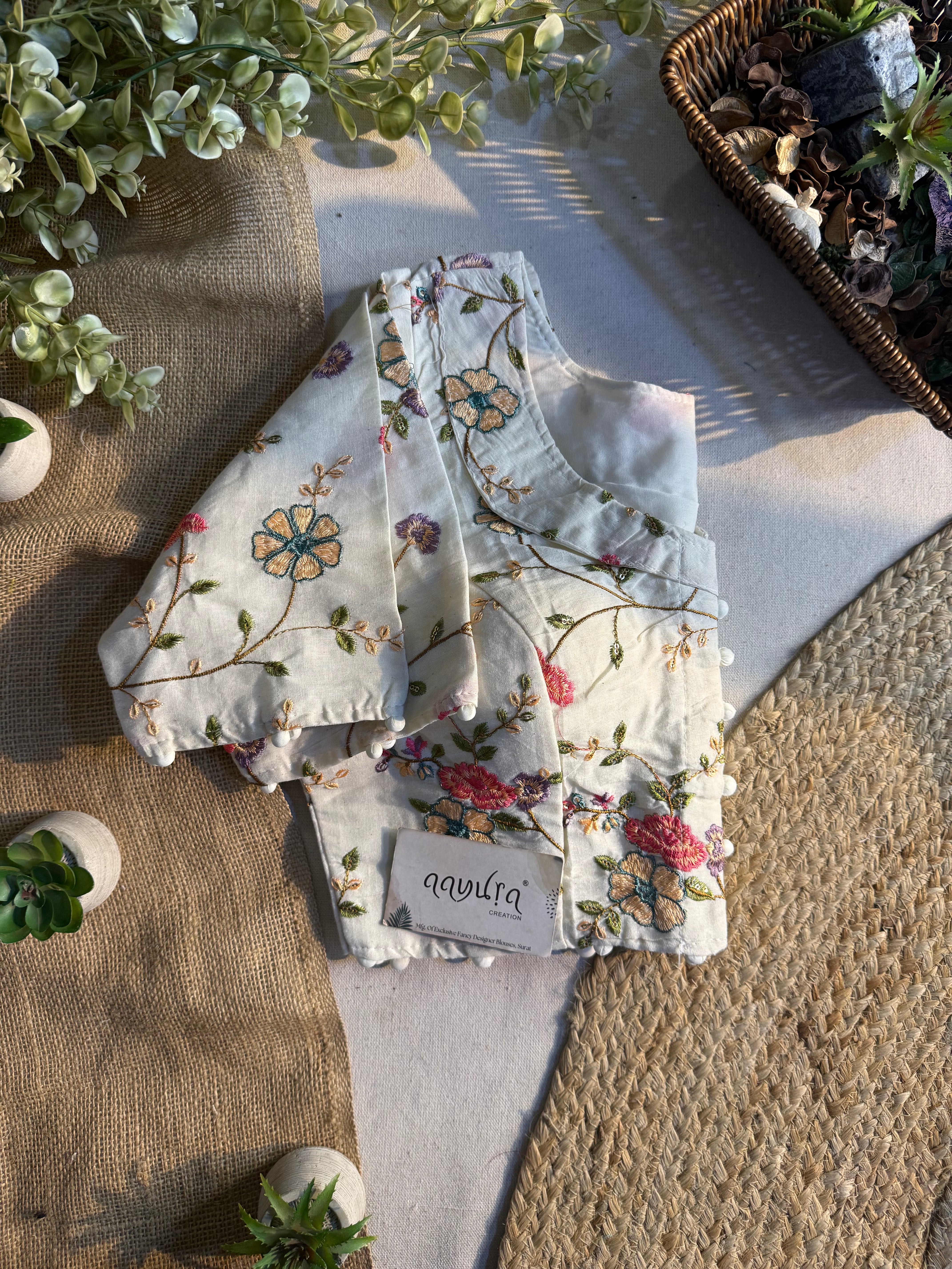 Cotton Coller Blouse