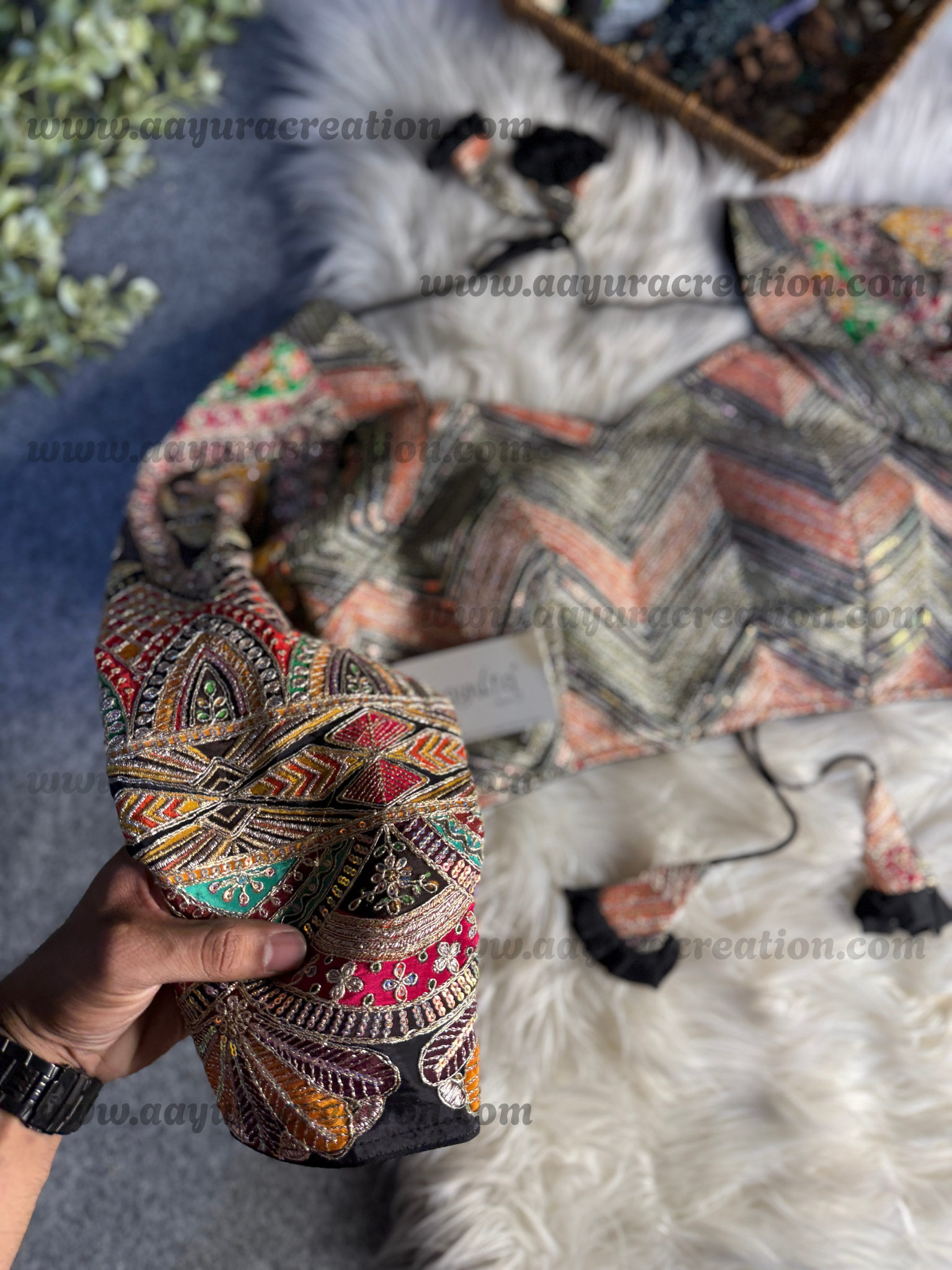 Majestic Crepe Bridal Blouse