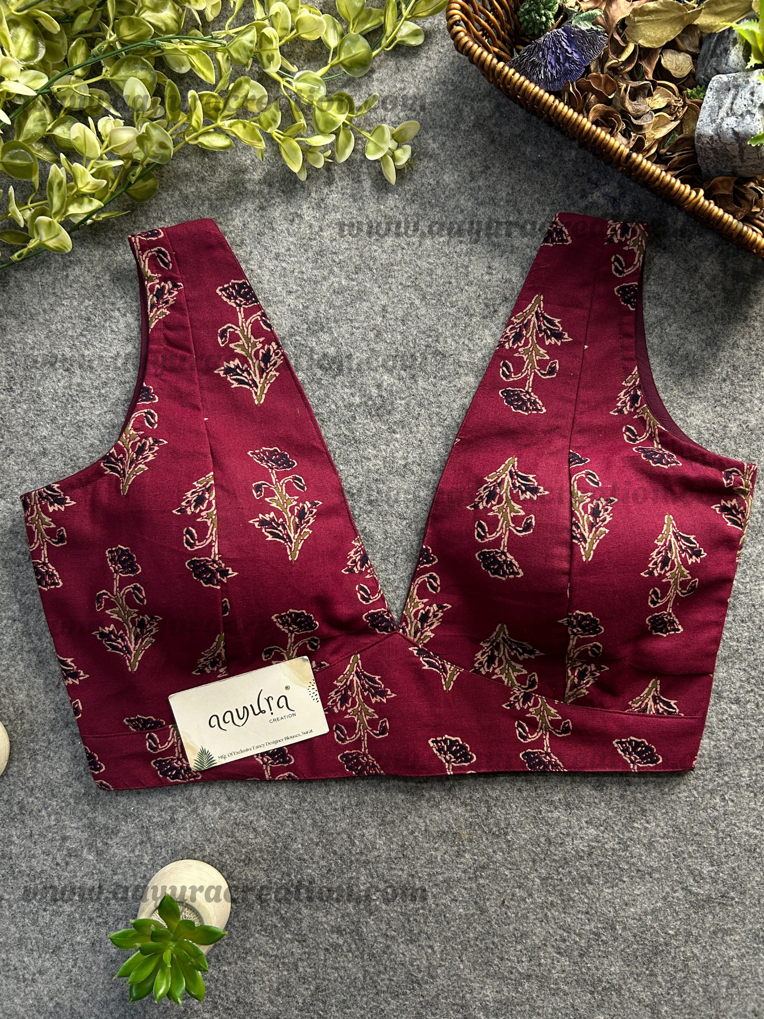 V Neck Cotton