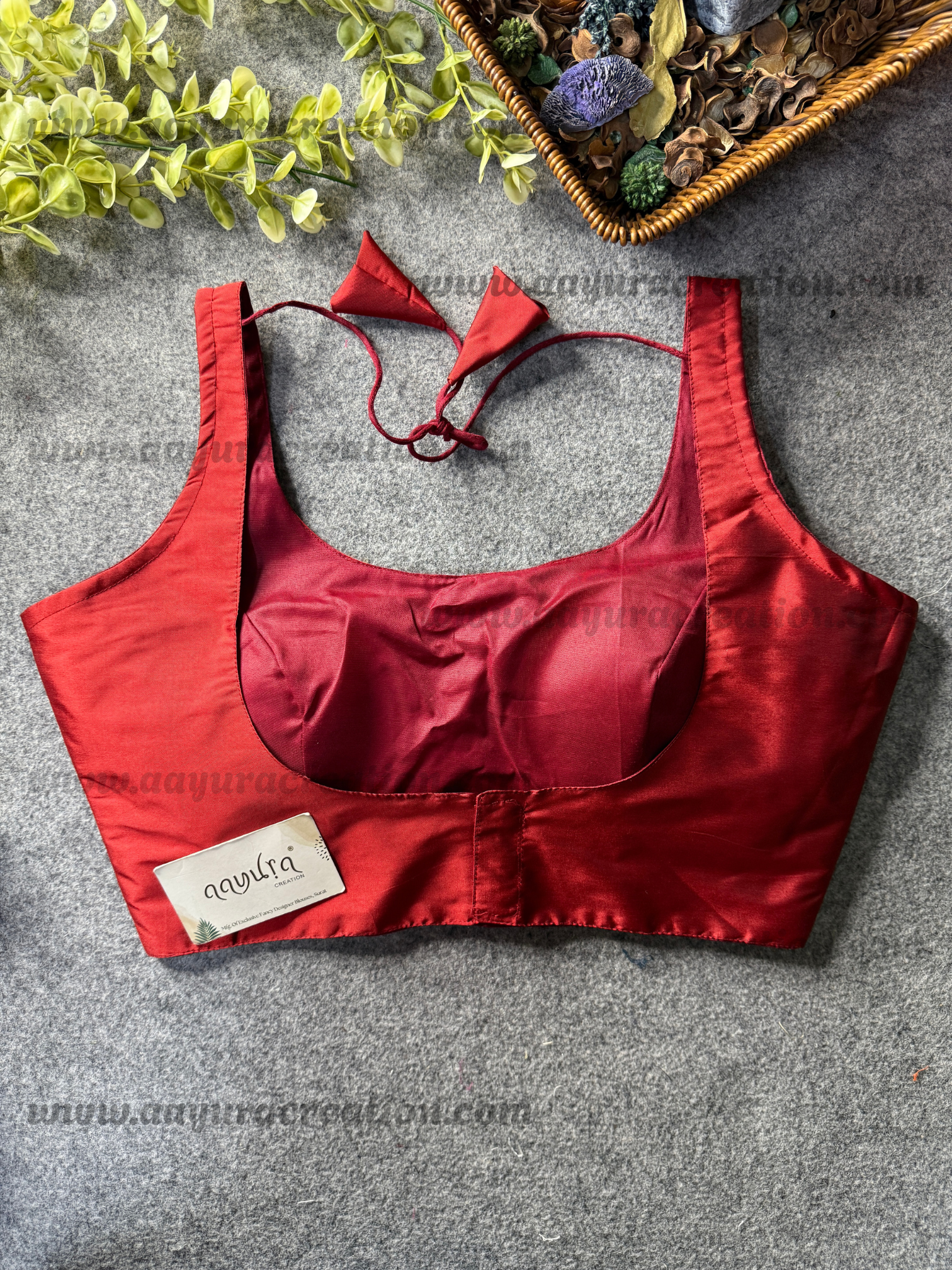 Maroon Blouse