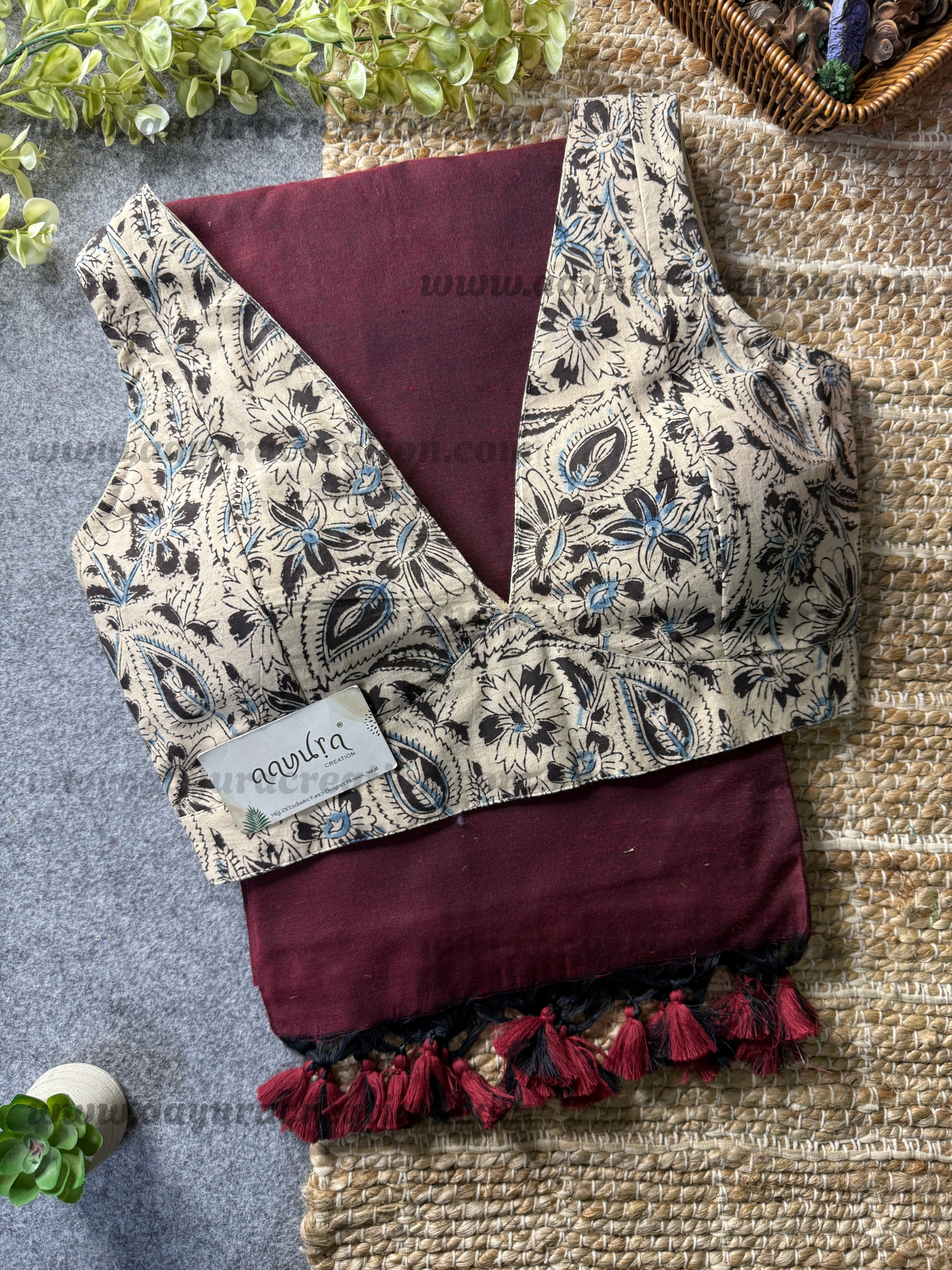Ajrakh Vibe – Khadi Grace Combo