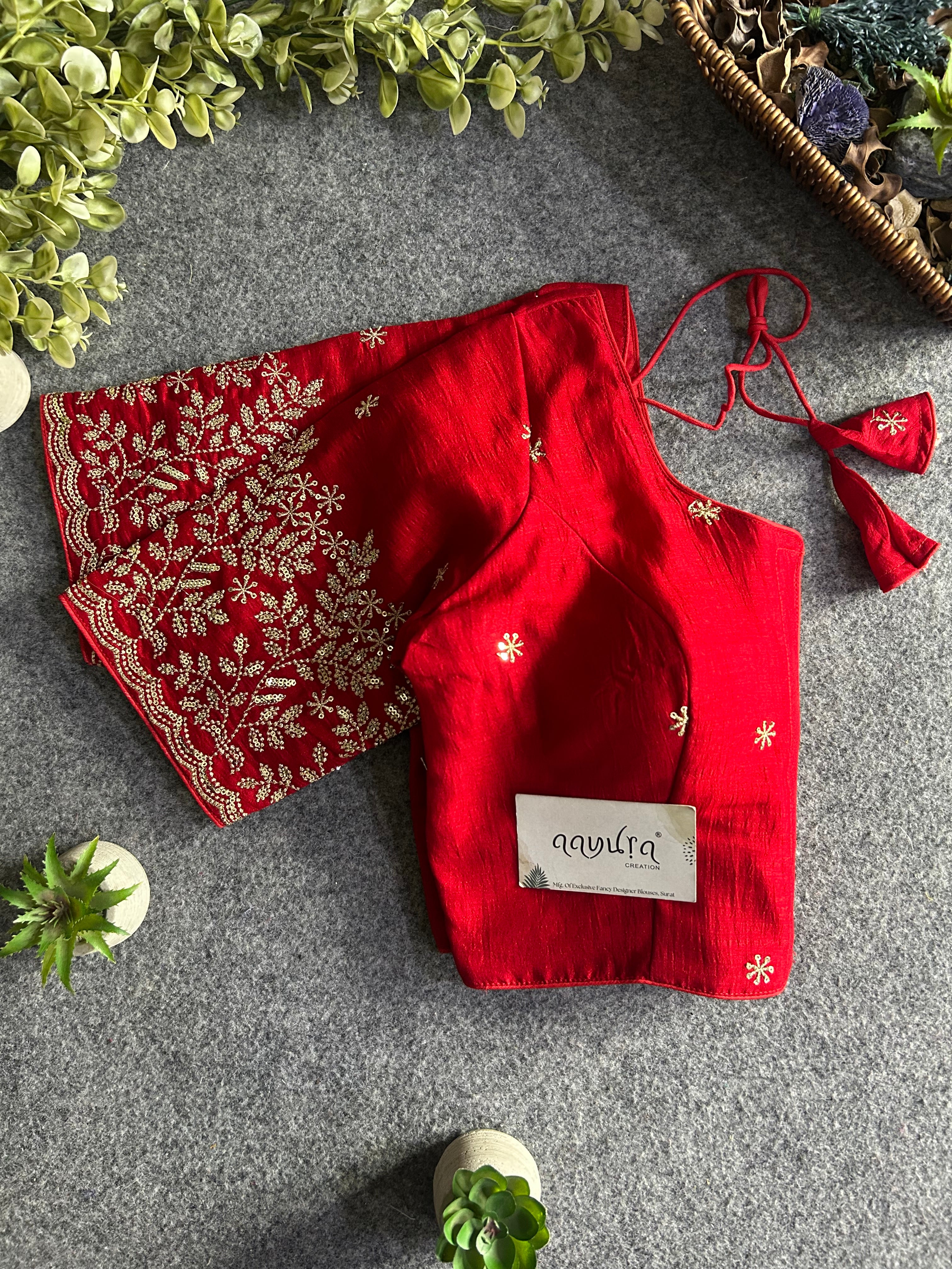 Rajsi Vichitra Zari Work Blouse