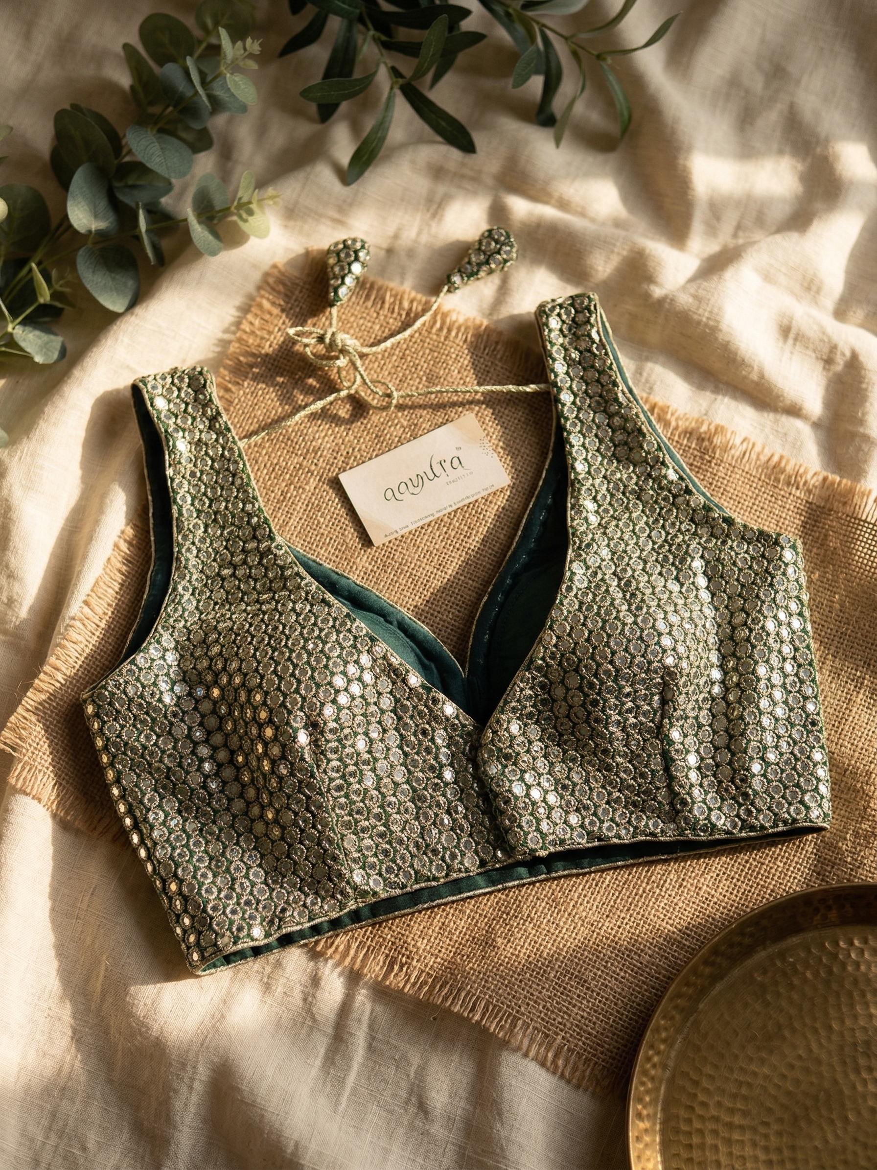 Aabha Mirror Glow Blouse