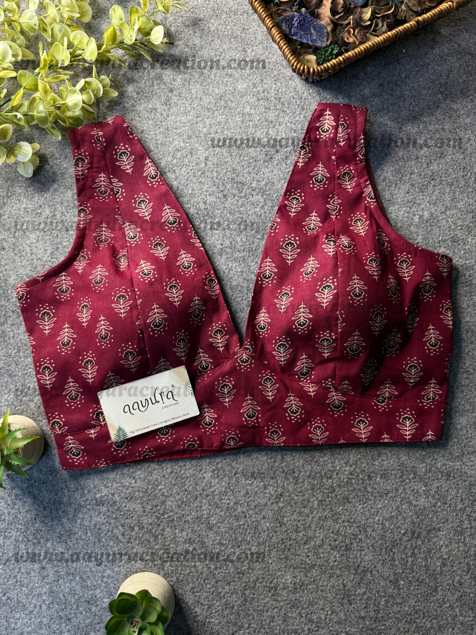 V Neck Cotton