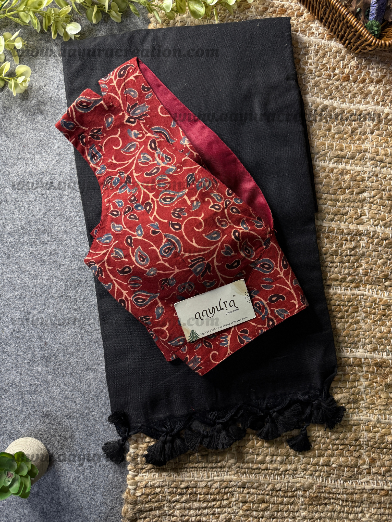 Ajrakh Vibe – Khadi Grace Combo