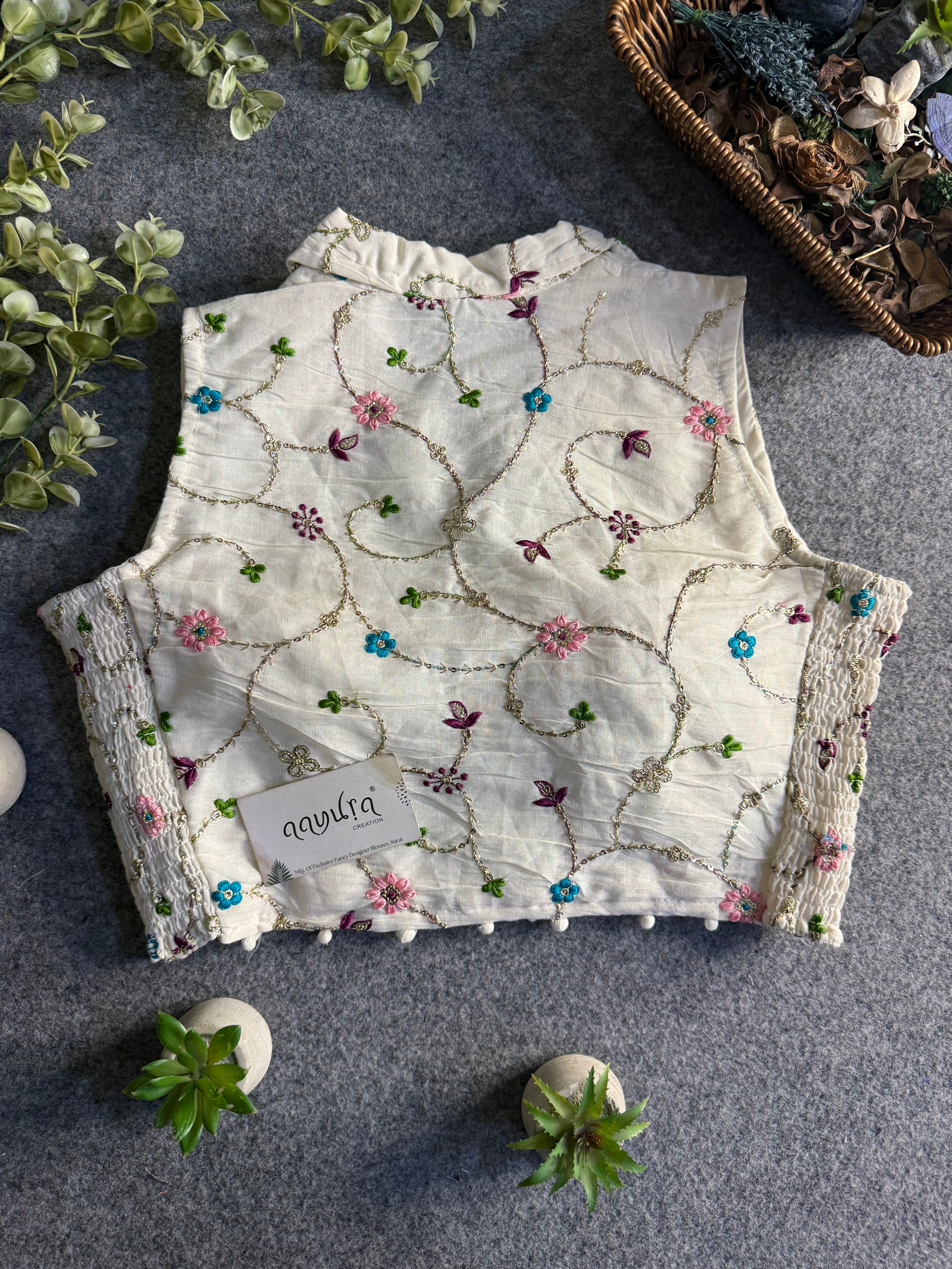 FlexiFit Cotton Designer Blouse