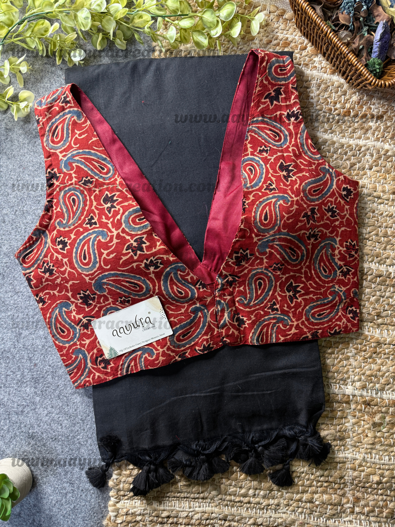 Ajrakh Vibe – Khadi Grace Combo