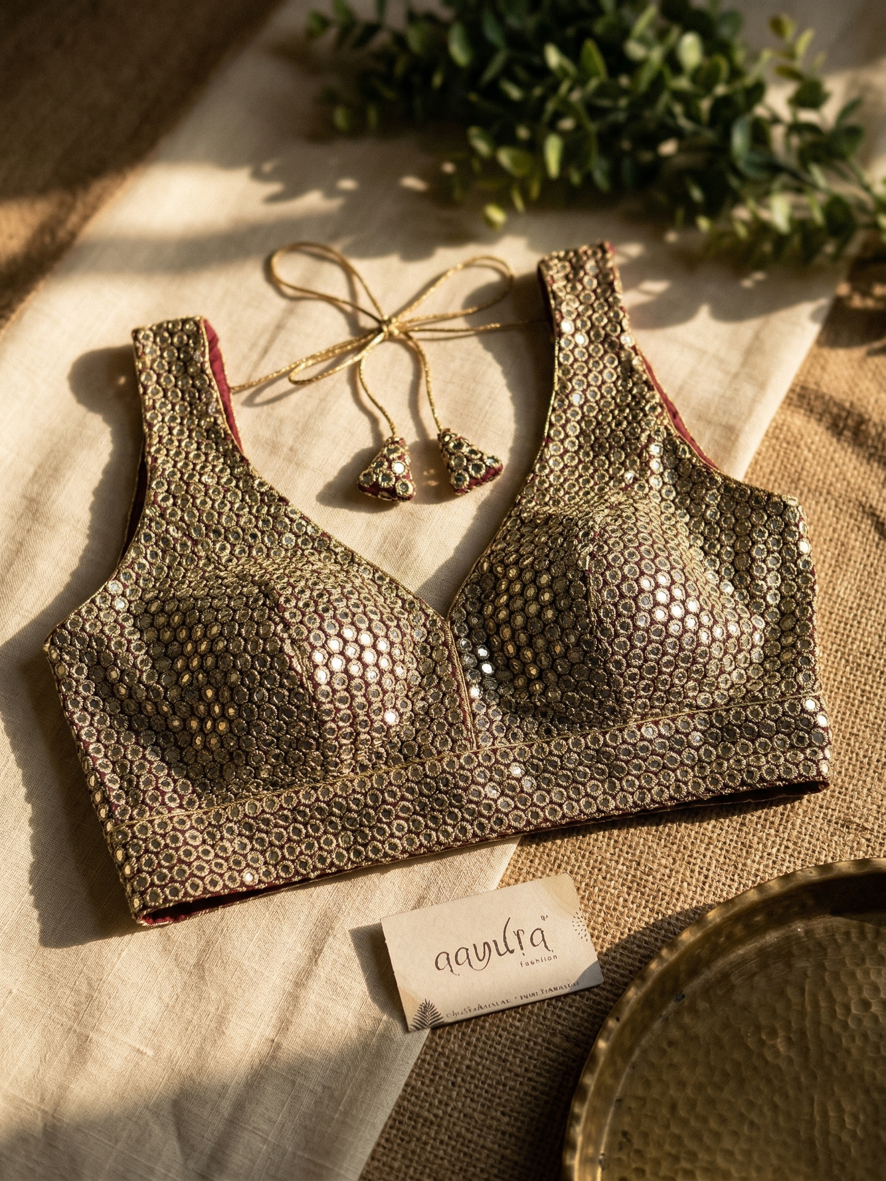 Aabha Mirror Glow Blouse