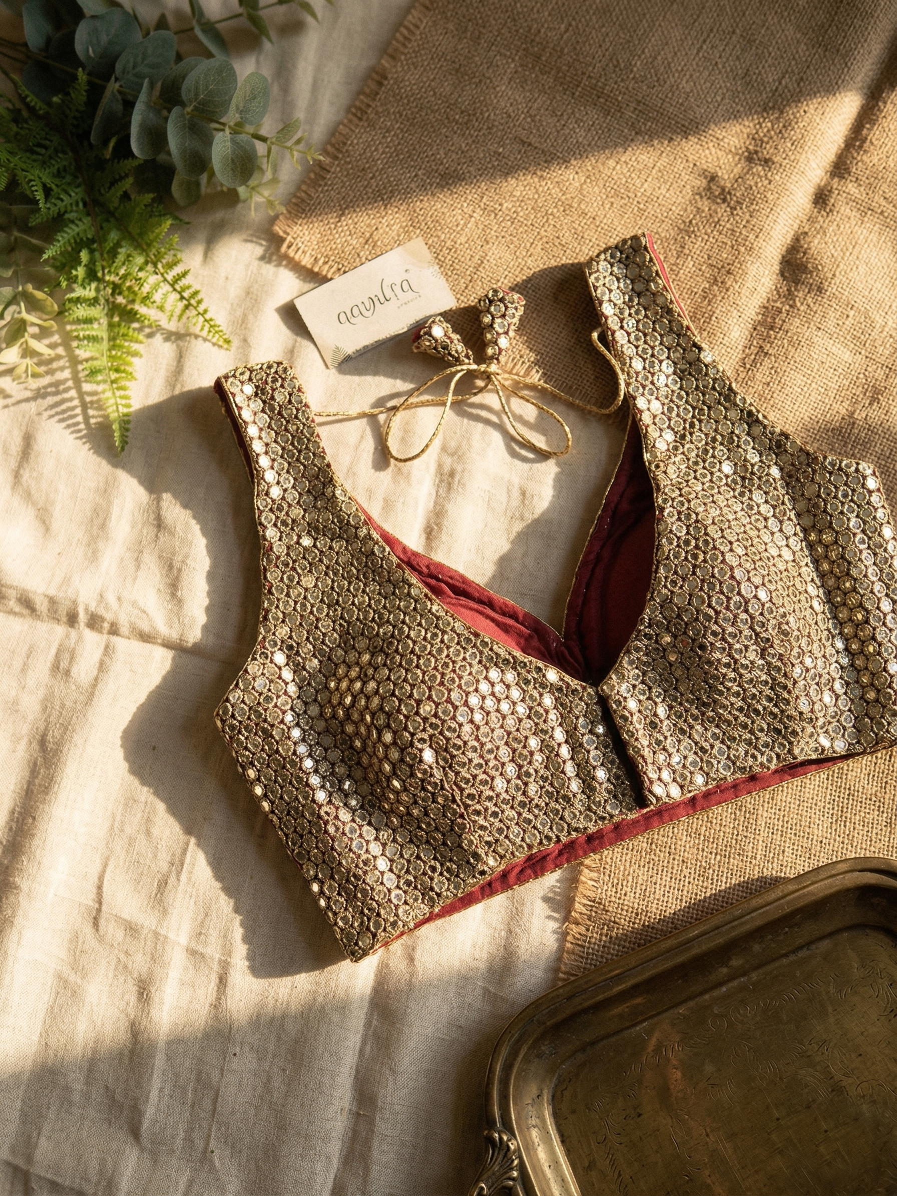 Aabha Mirror Glow Blouse