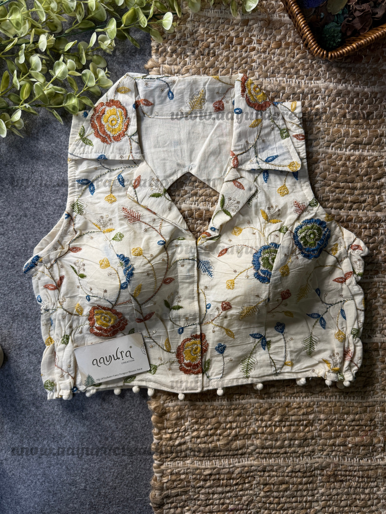 Khadi Stretchable Blouse