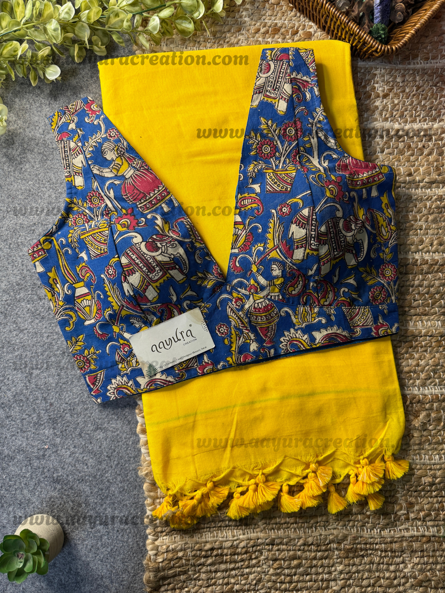 Ajrakh Vibe – Khadi Grace Combo