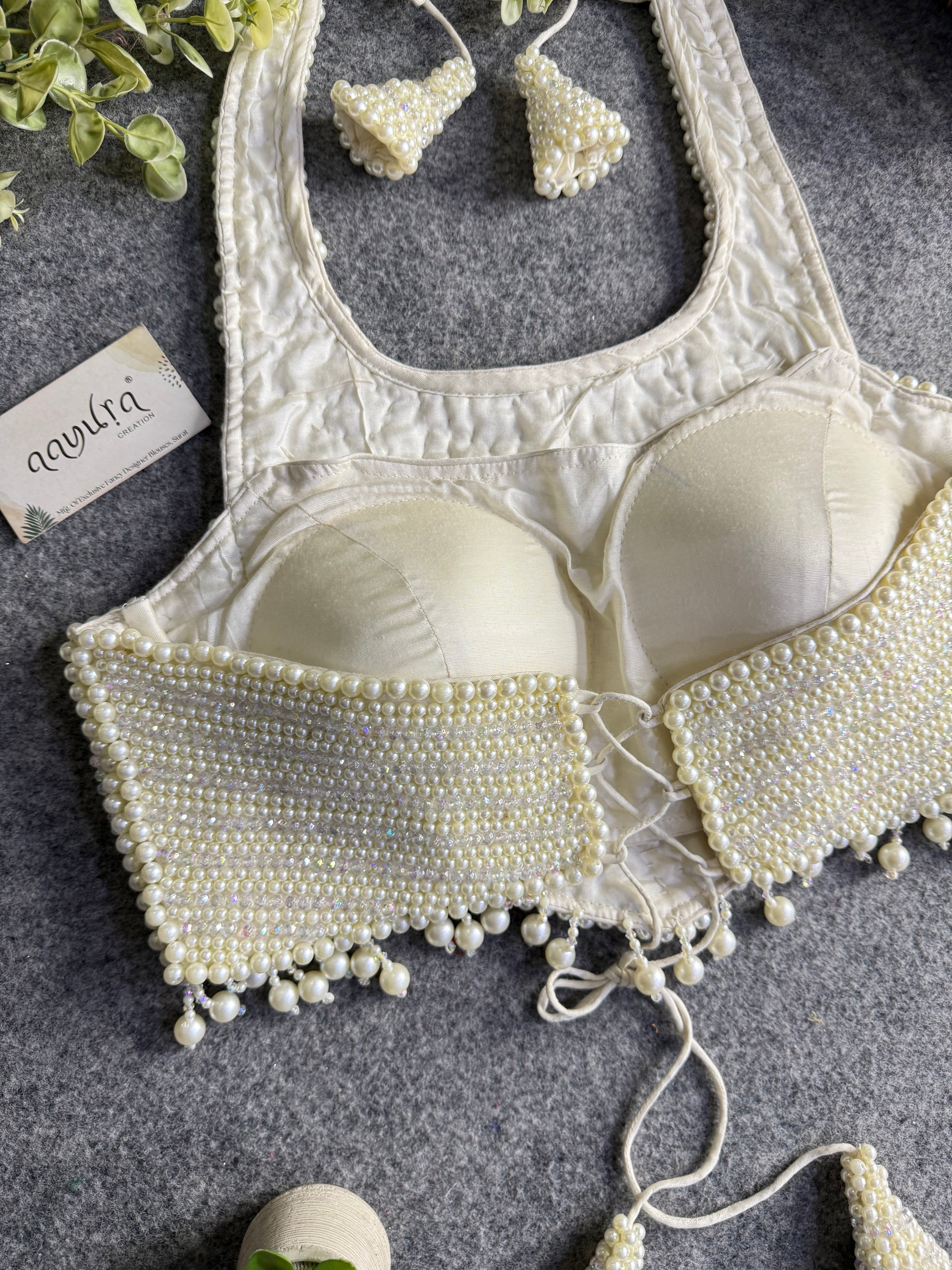 Pearl Halter White