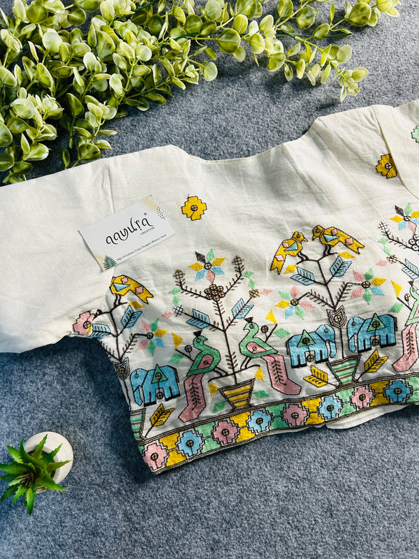 Saanvi-Khadi Boatneck