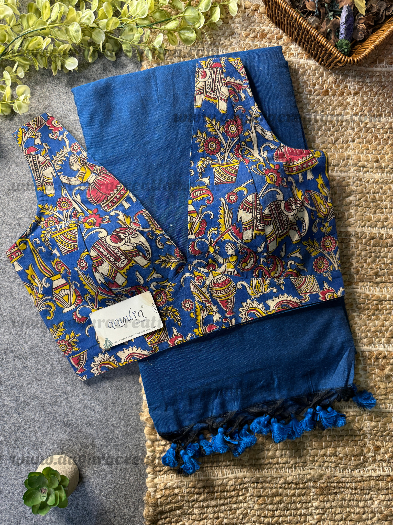 Ajrakh Vibe – Khadi Grace Combo