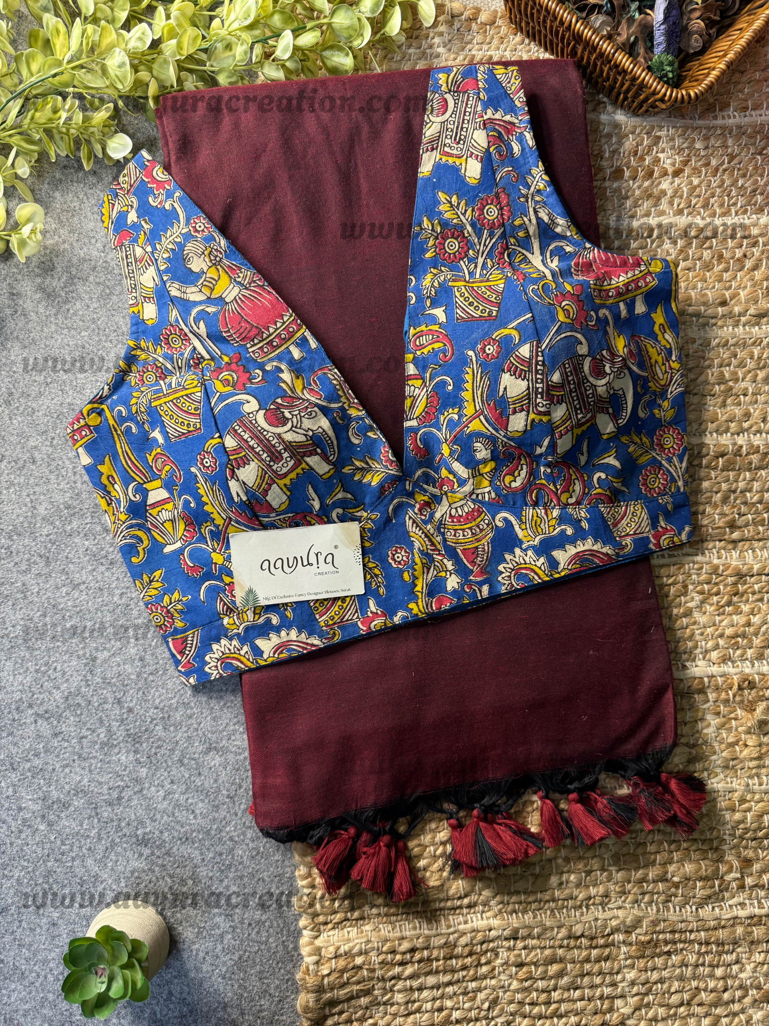 Ajrakh Vibe – Khadi Grace Combo