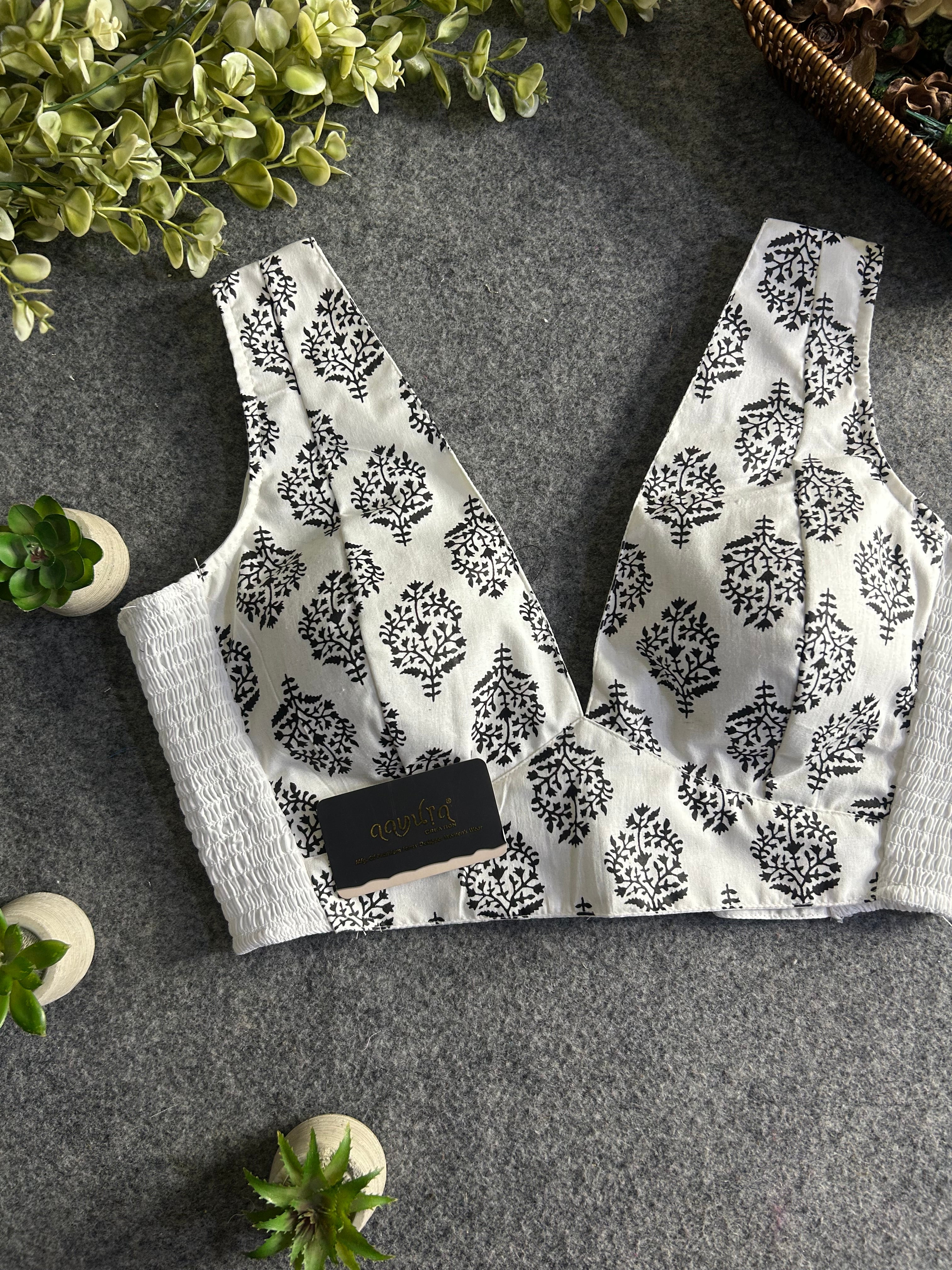 Comfort Fit V Neck Blouse