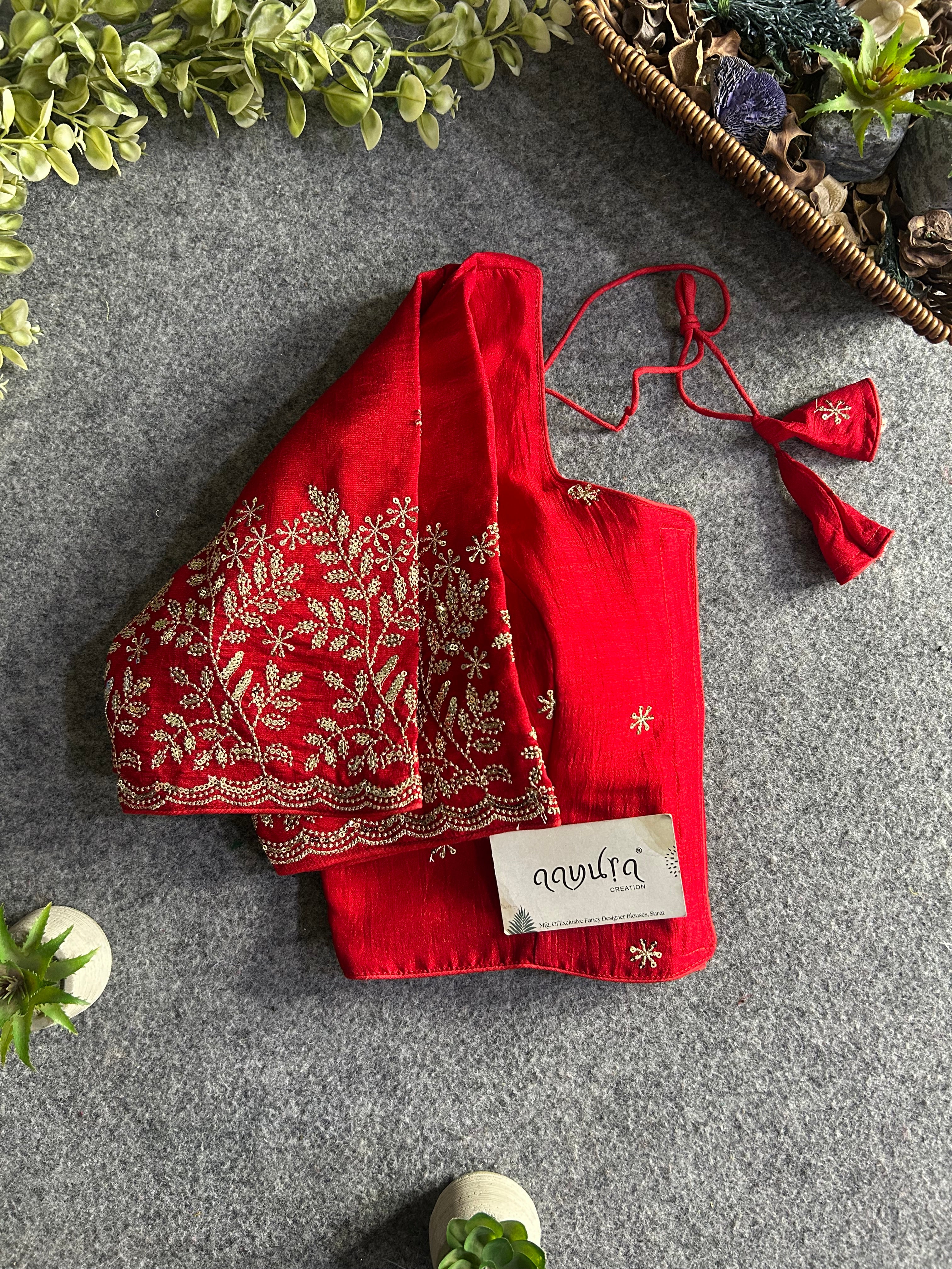 Rajsi Vichitra Zari Work Blouse