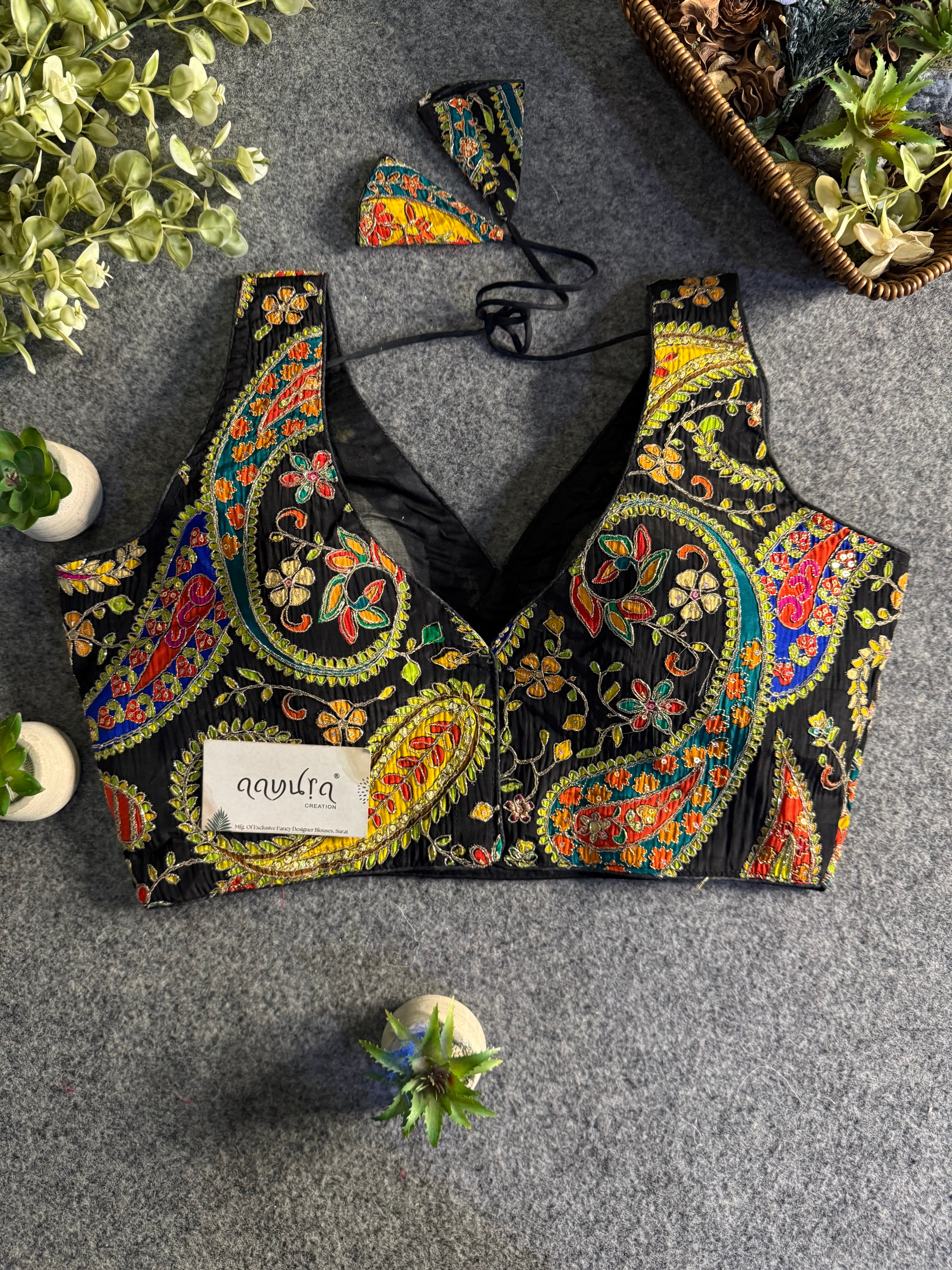 Anastasia Crape Silk Blouse