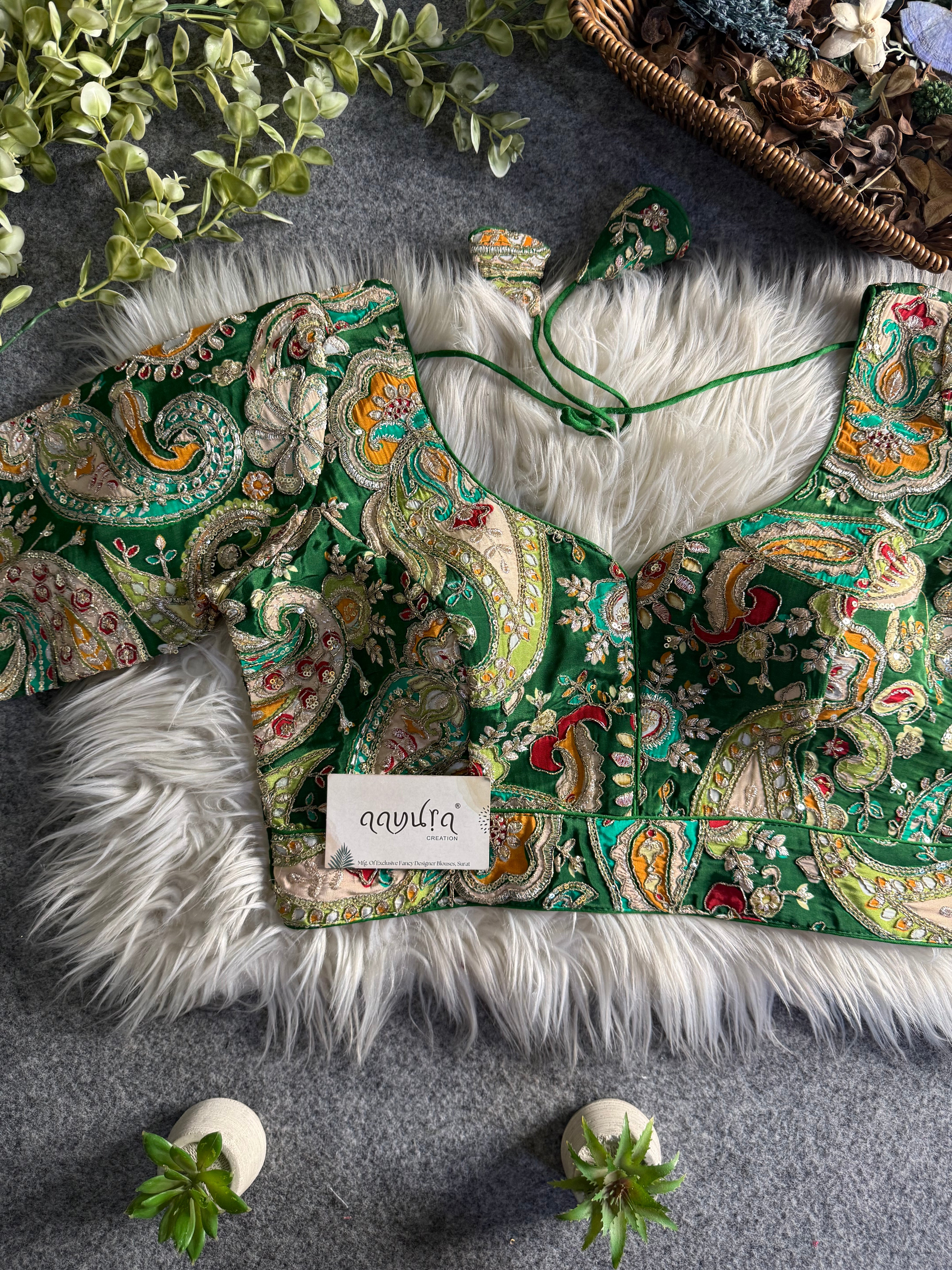 Elbow Sleeves Position Work Blouse