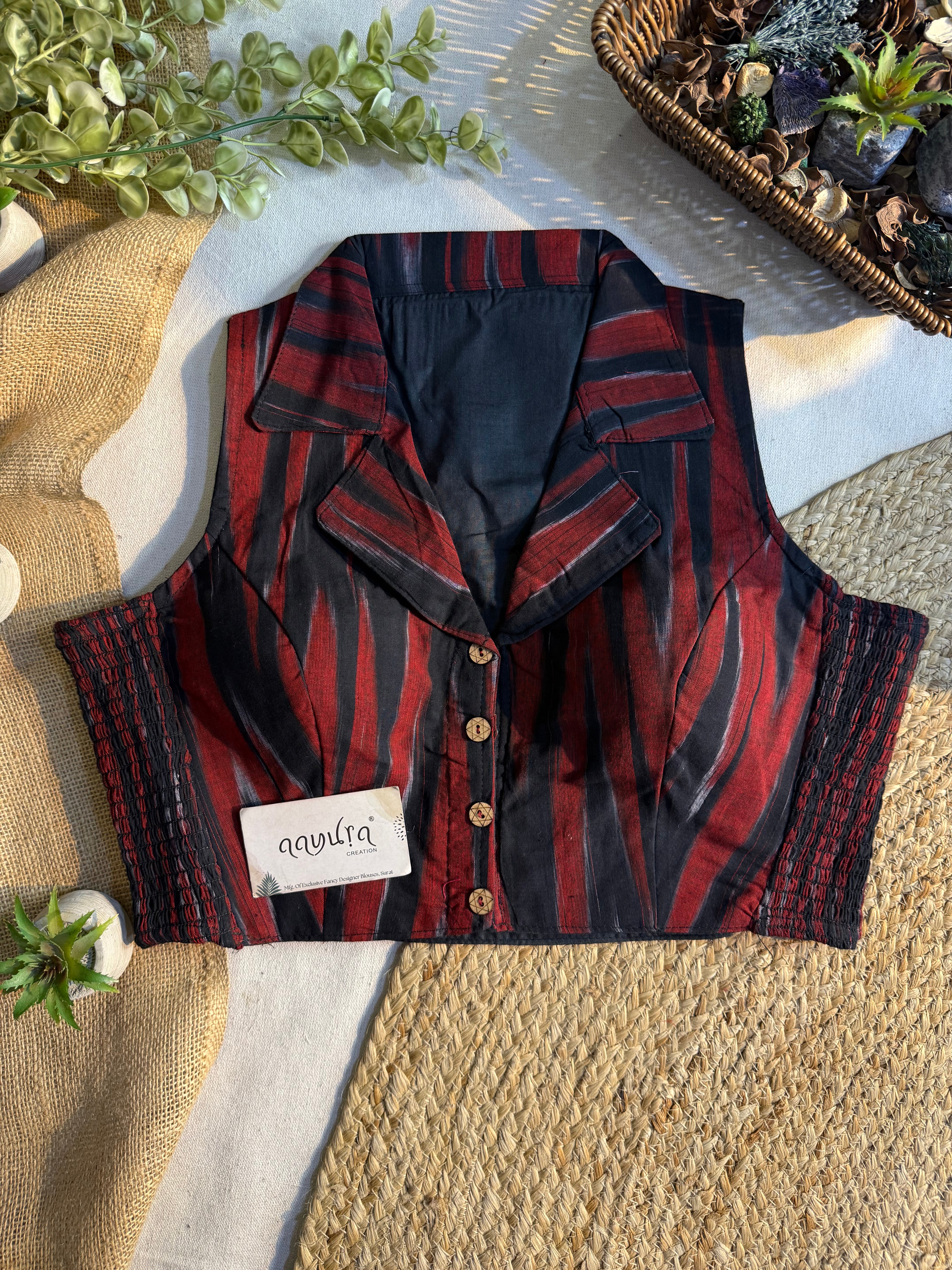 Comfort Fit Ikkath Streachable Blouse