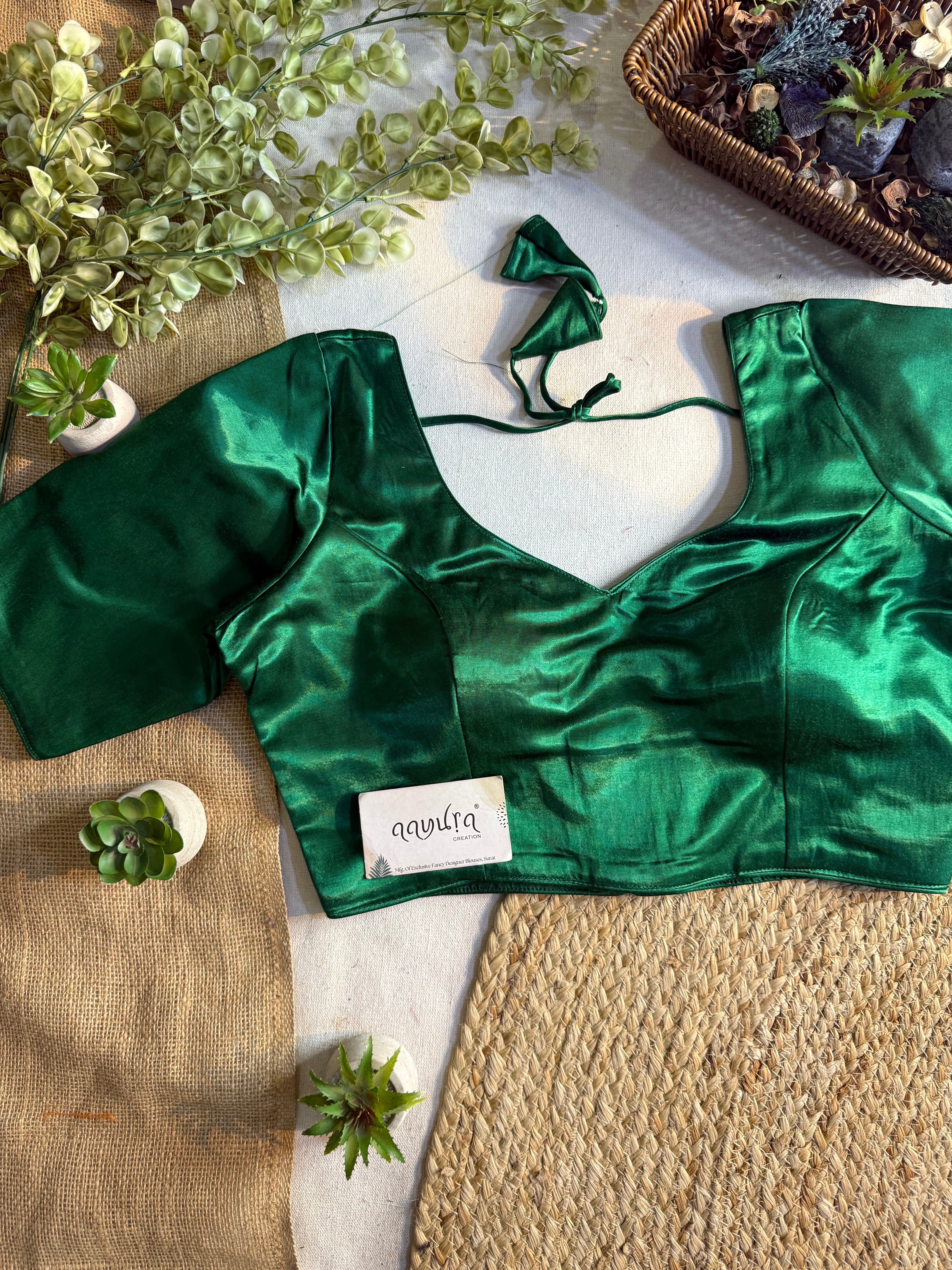 Zeenat Silk Gajji Blouse