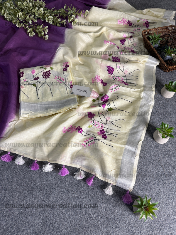 Classic Linen Charm Saree