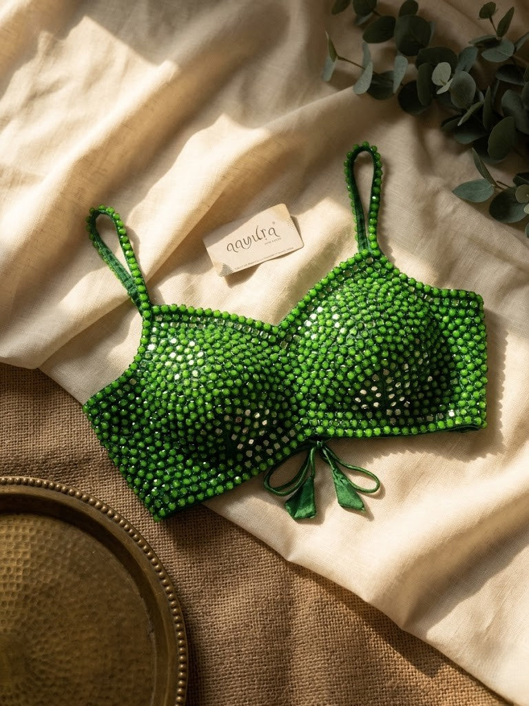 Zarmina Pearl Couture Blouse