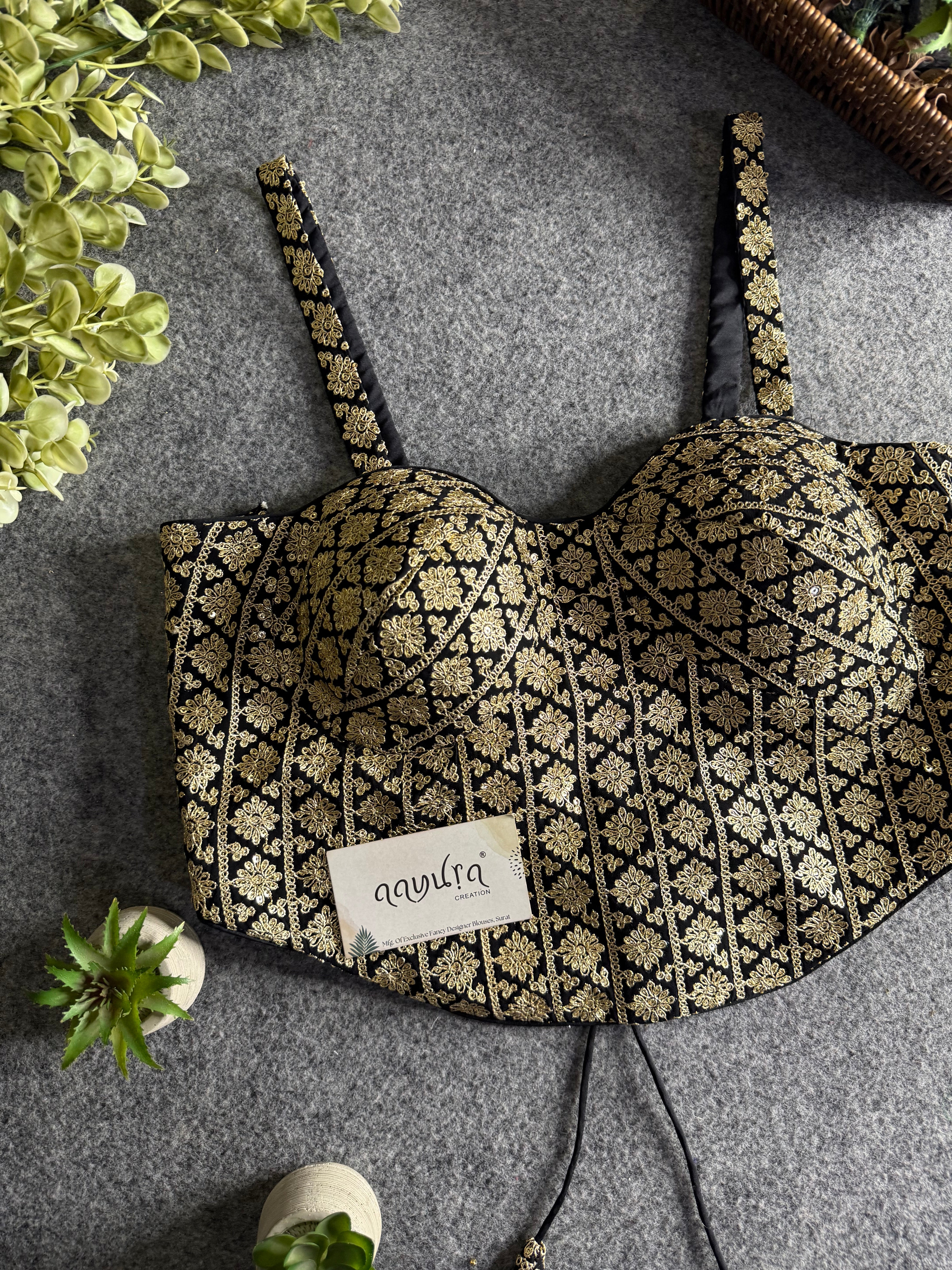 Zaira Georgette Backless Blouse