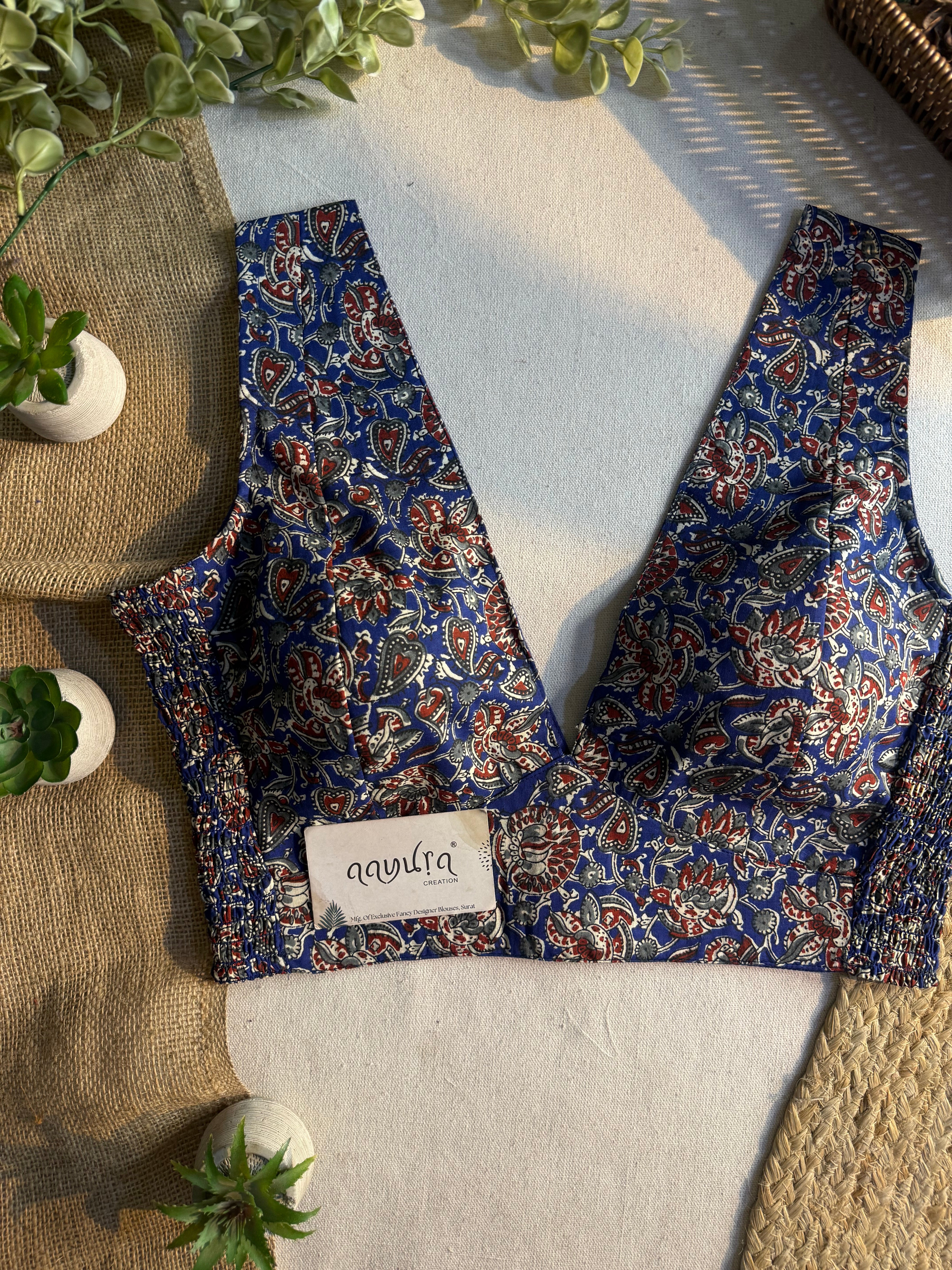 Comfort Fit V Neck Blouse