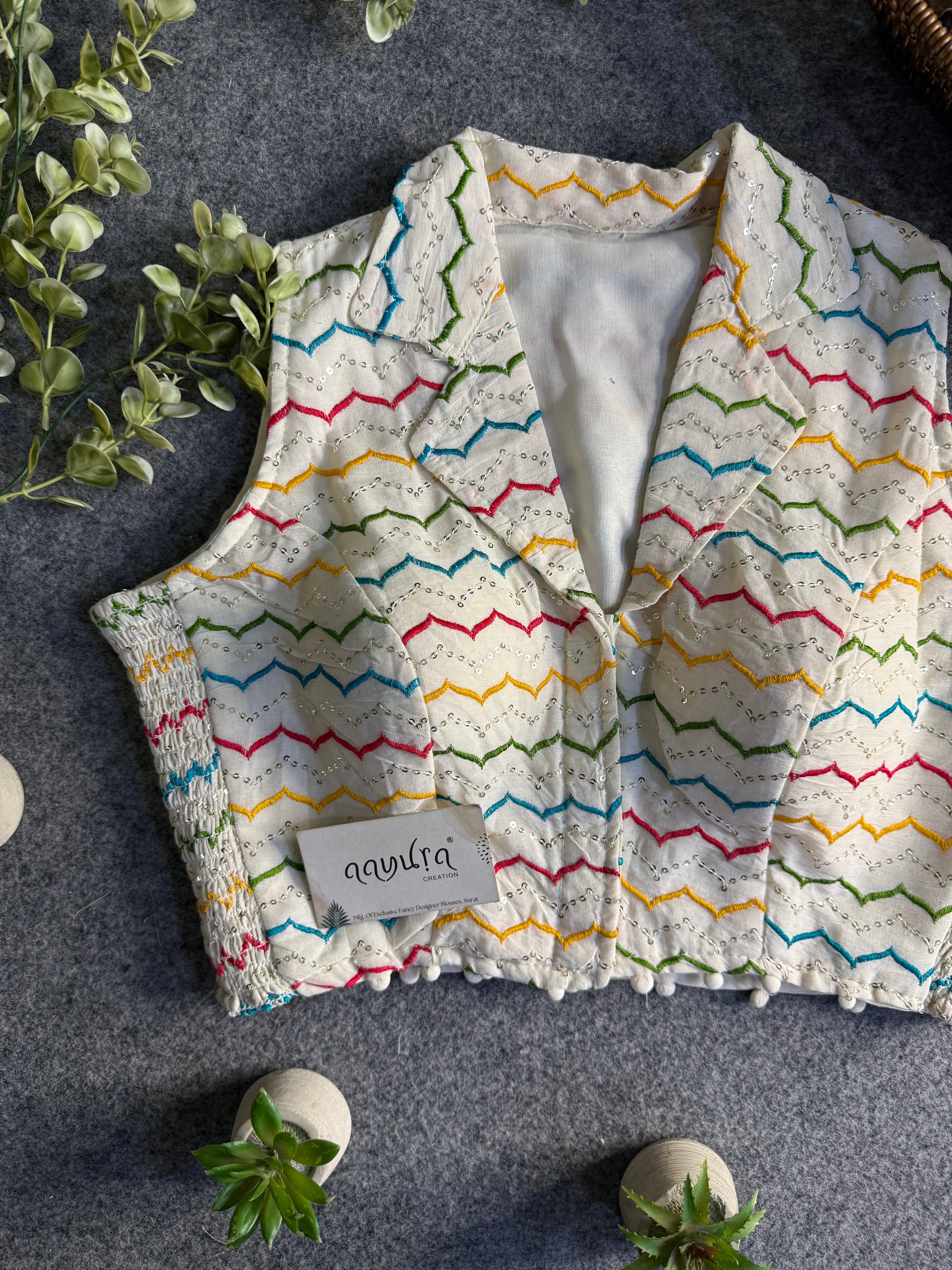 FlexiFit Cotton Designer Blouse