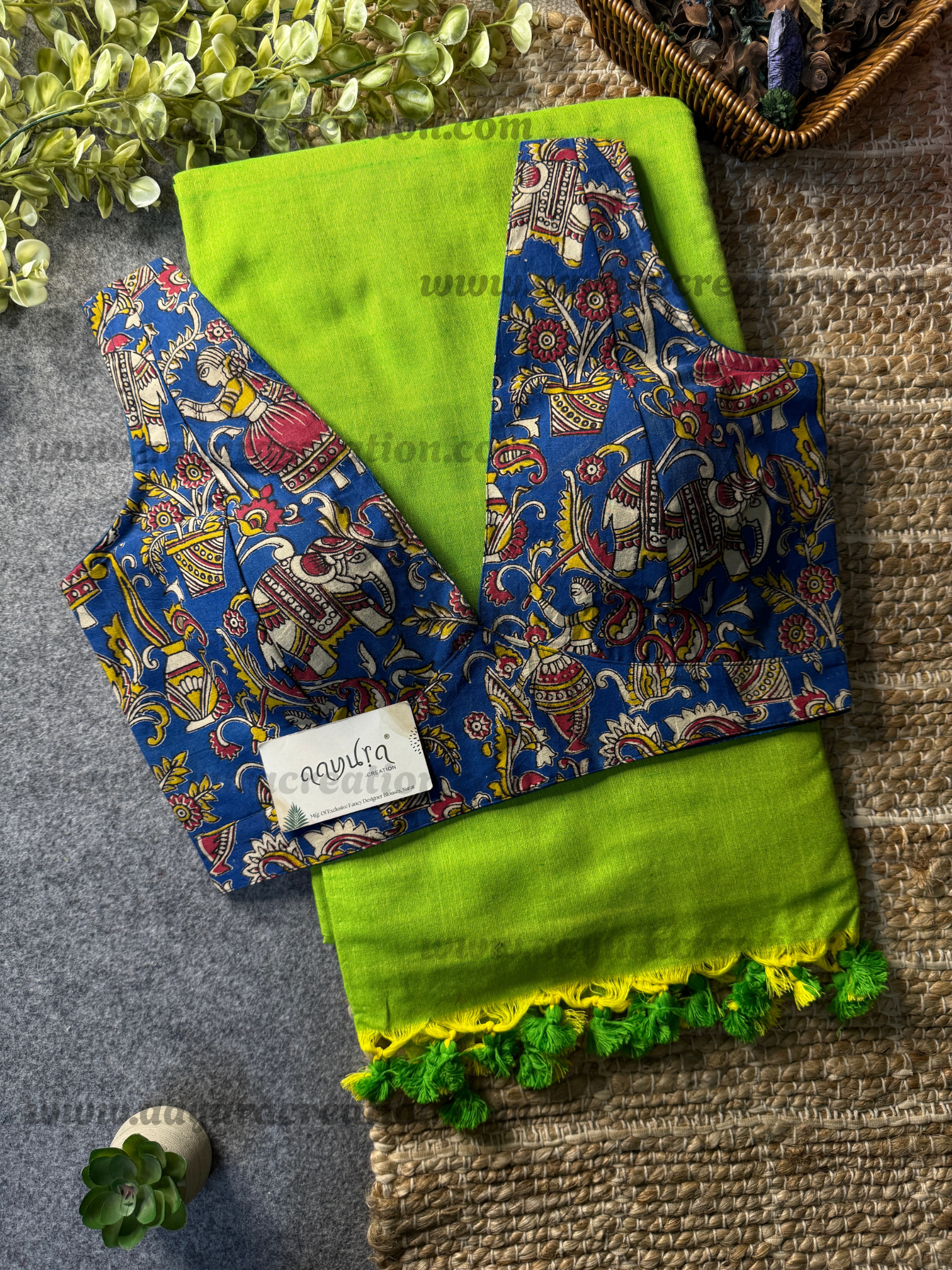 Ajrakh Vibe – Khadi Grace Combo