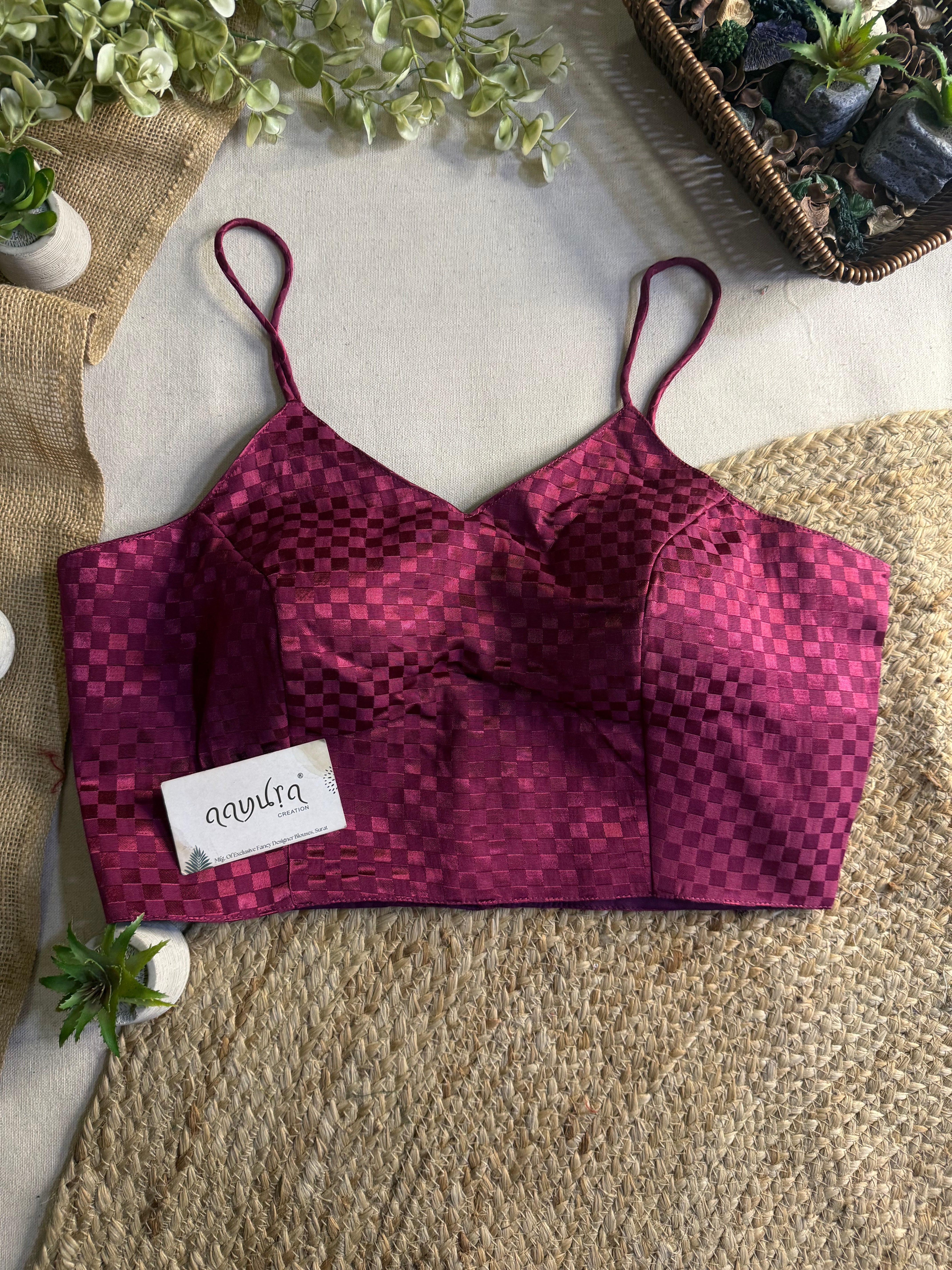 Thai Silk Strap Blouse