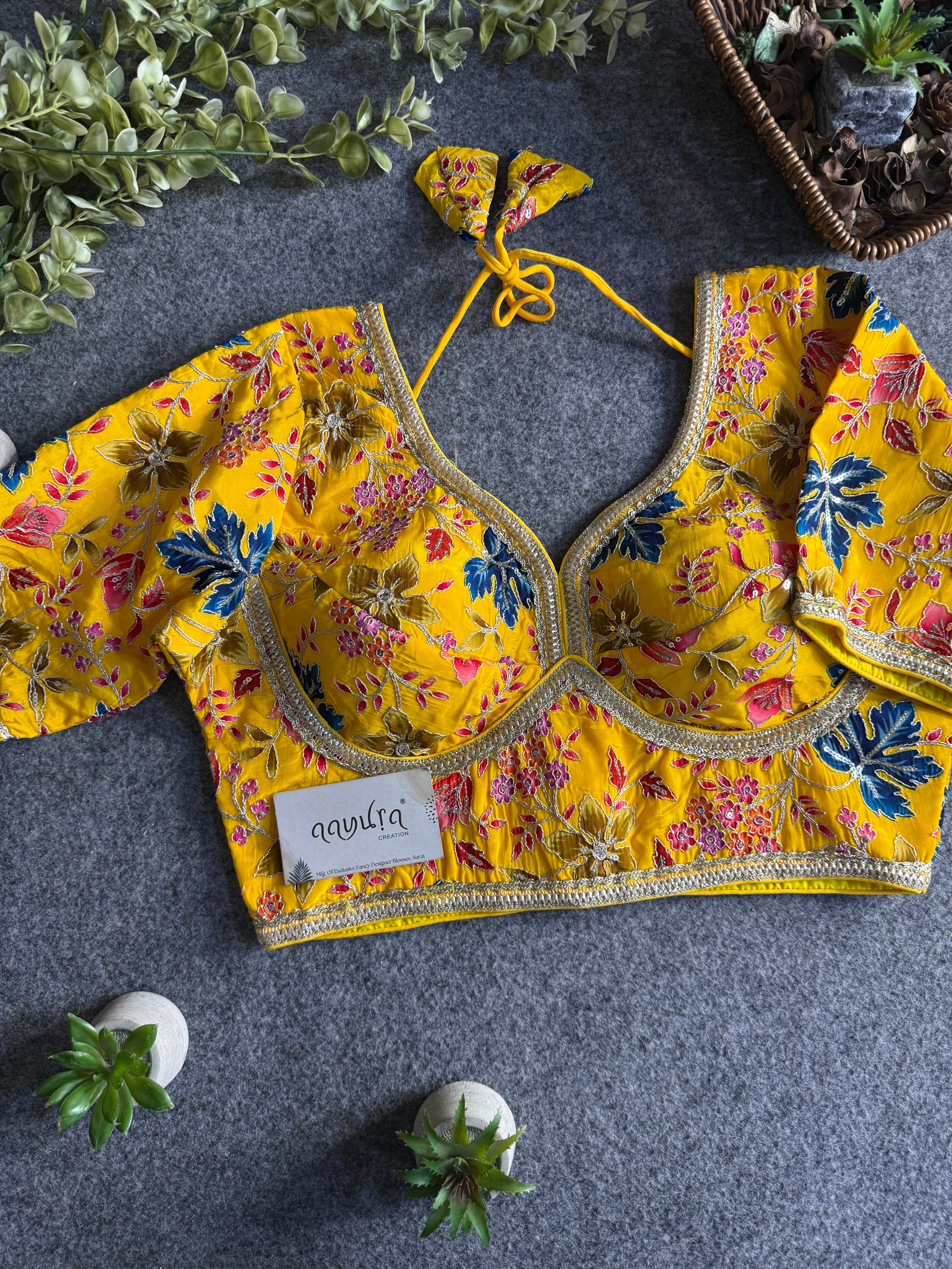 Heritage Sabyasachi Style Designer Blouse
